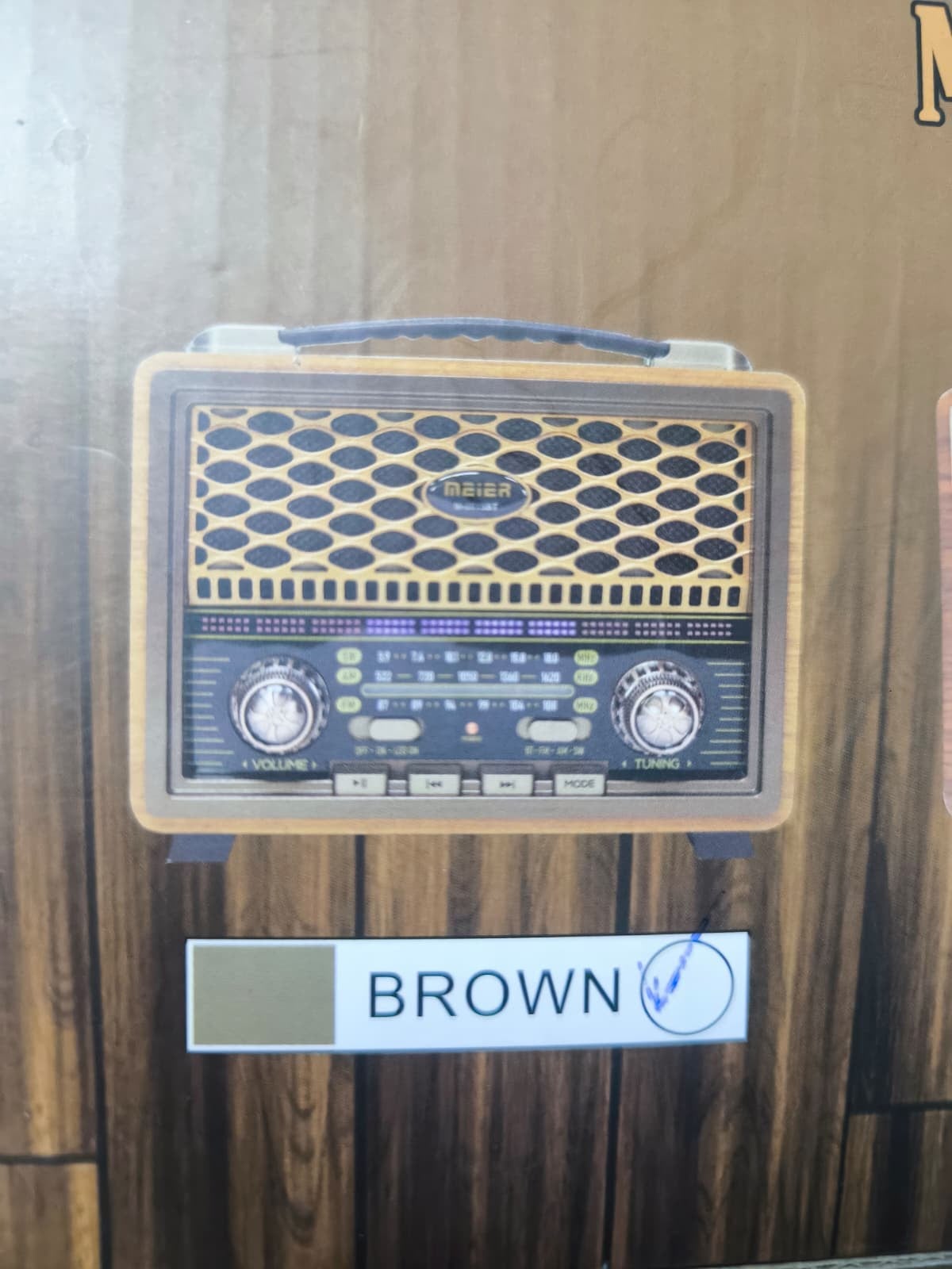 Nostaljik Radyo Görünümlü LED Işıklı Bluetooth,Hafıza Kartı,Usb Bellek,Aux Ve Radyo Destekli Hoparlör