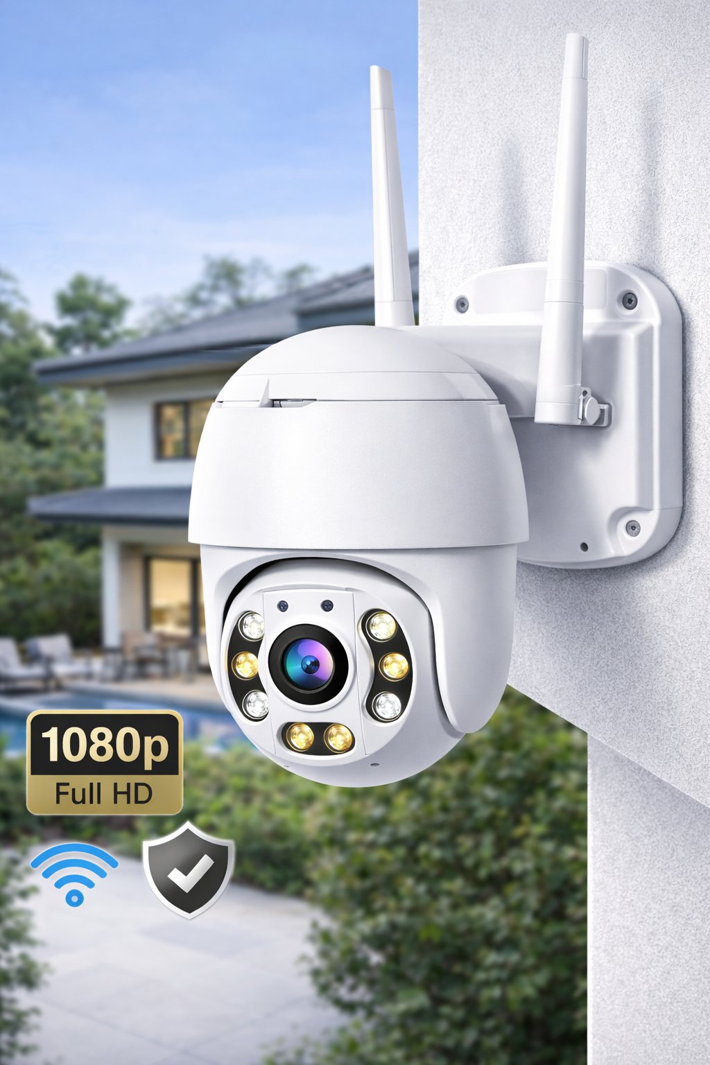 O-KAM-3038 3MP WiFi PTZ Dış Mekan Kamera – Gece Görüşlü
