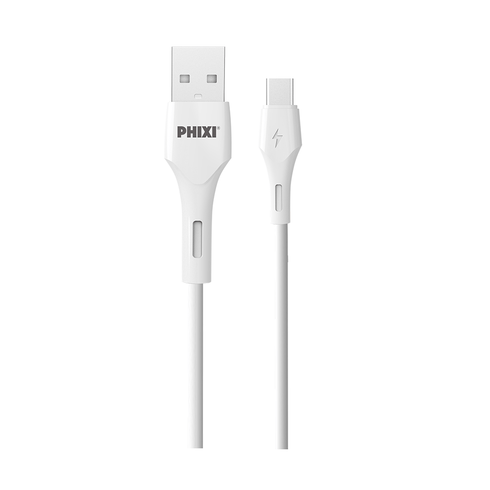 PHİXİ PCH242T FORCE AKIM KORUMALI 2.1A TYPE-C USB KABLOLU ŞARJ CİHAZI