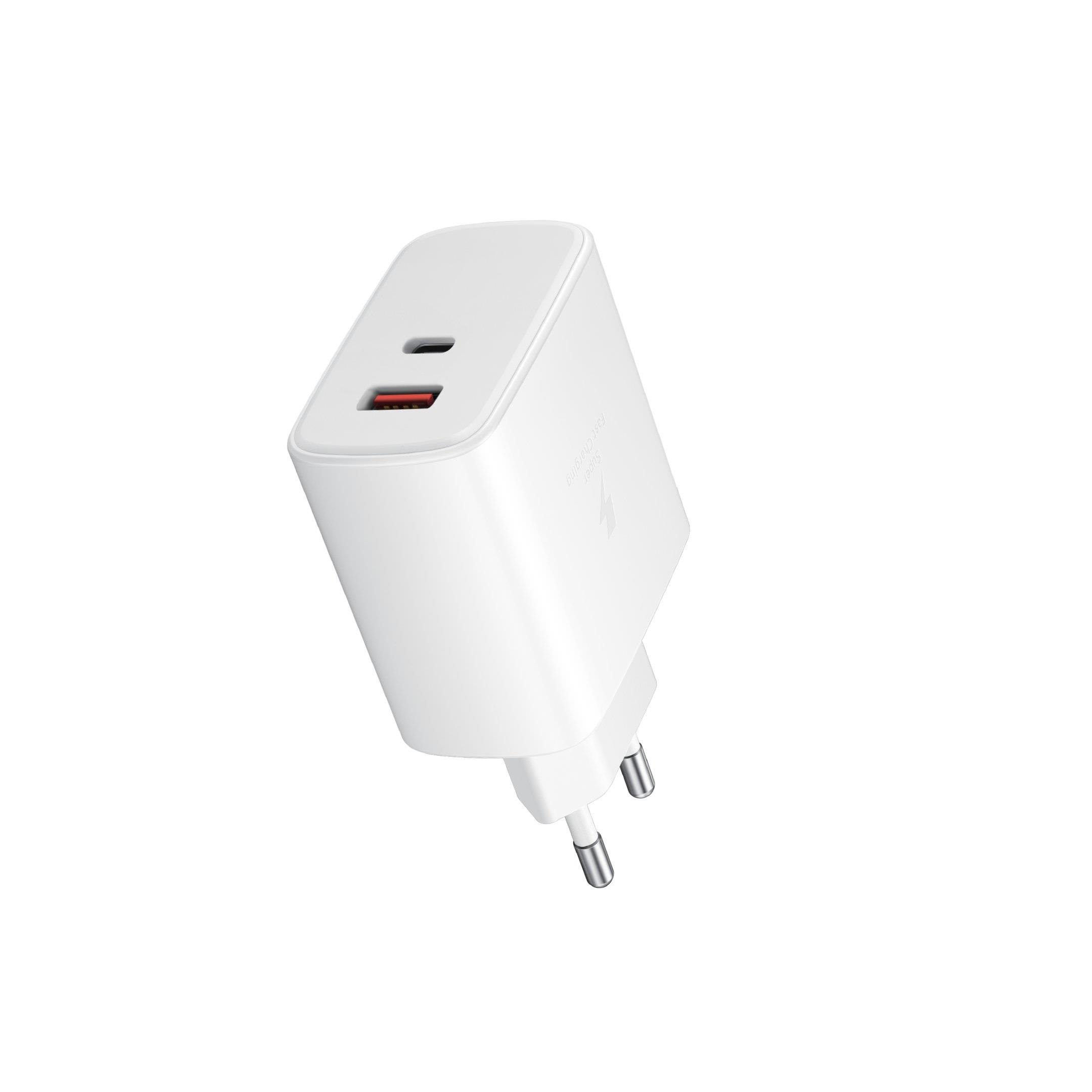 Phixi Ultimate UPD4325 27W PD Çift Çıkışlı Hızlı Şarj Adaptörü