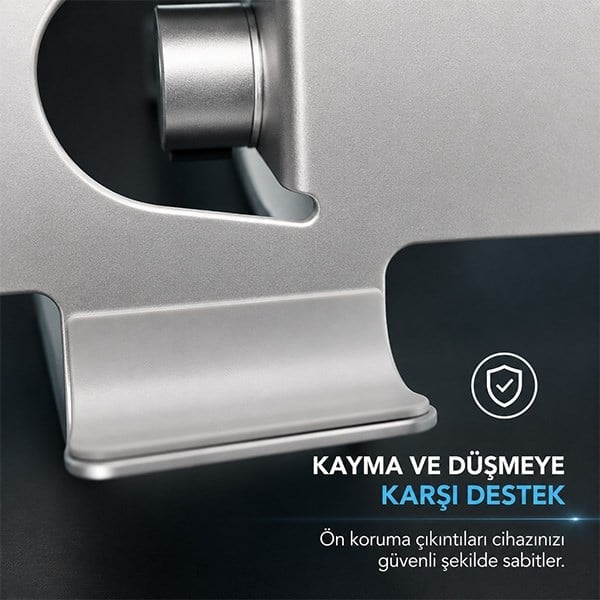 Premium 360° Döner Tablet Standı | Katlanabilir, Kaymaz, Ergonomik Masaüstü Tutucu
