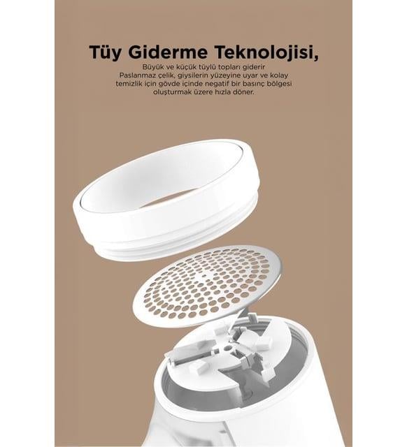 Torima 708 Exstra Bıçaklı Şarjlı Tüy Temizleme ve Tiftik Temizleme Makinesi
