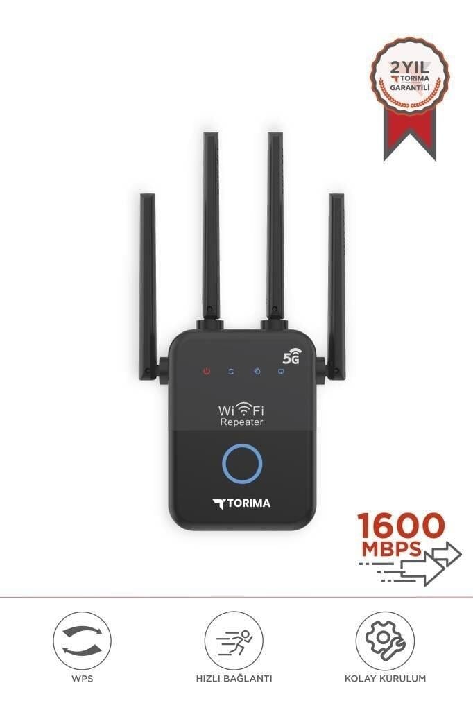 Torima AC35Q Wi-Fi Router 1600Mbps Çift Bant 4 Anten