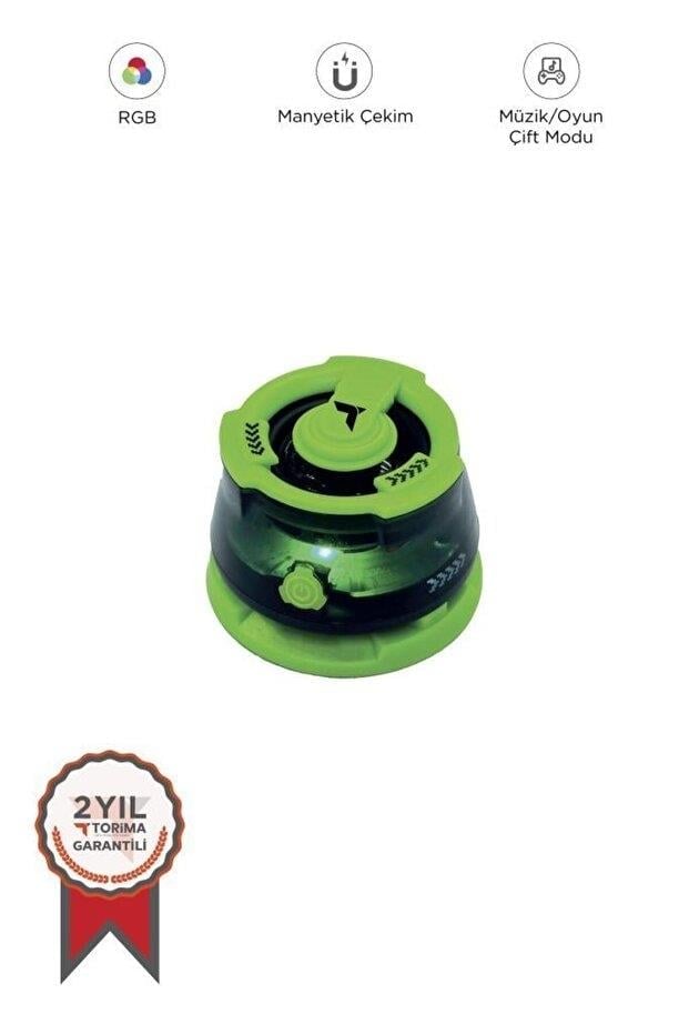 Torima D39 Manyetik RGB Işıklı 5.3 Telefon Tutucu Mini Bluetooth Hoparlör Speaker Yeşil