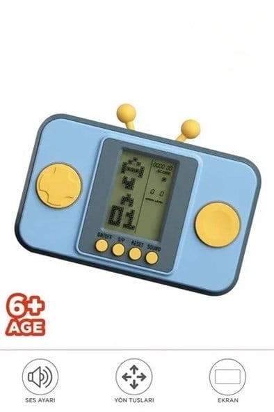 Torima GC-010 El Atarisi Tetris Gameboy Joystick Oyun Kolu Atarisi (Mavi)