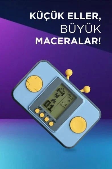 Torima GC-010 El Atarisi Tetris Gameboy Joystick Oyun Kolu Atarisi (Mavi)