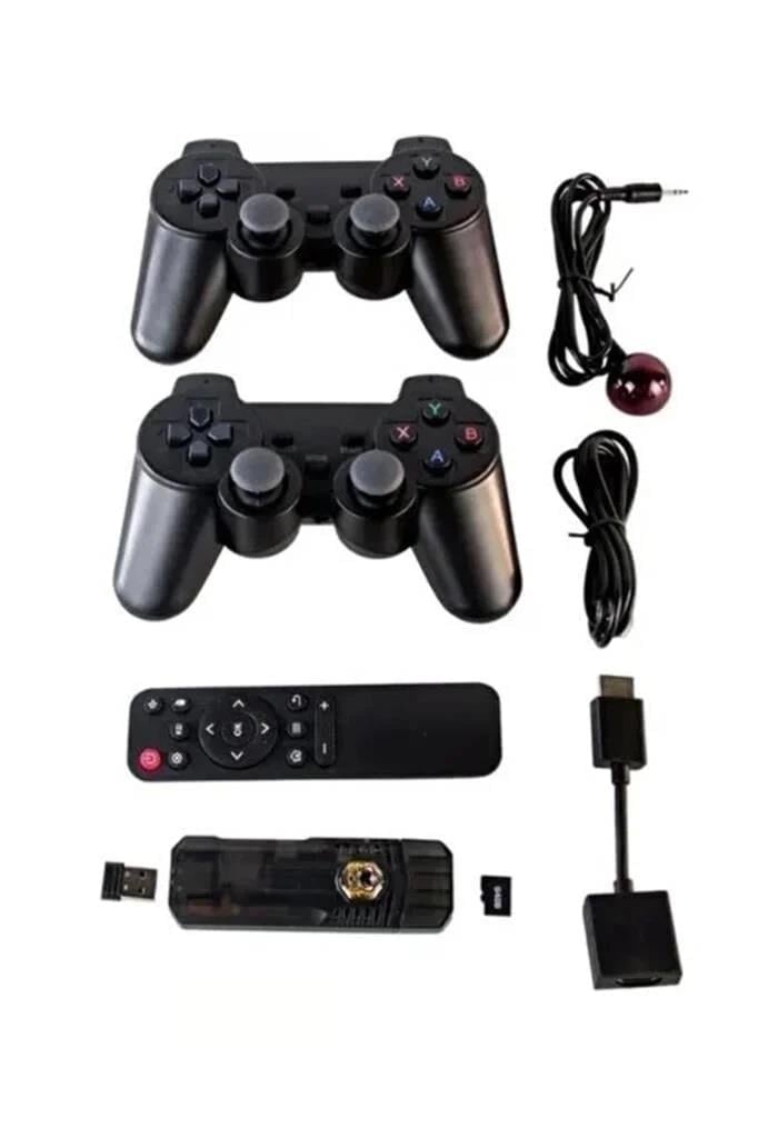 Torima GC-06 PRO Oyun Konsolları 2IN1 5G 8K Ultra Hd 64Gb Tv Box Game Box Android Tv Atari Oyun Konsolu Siyah