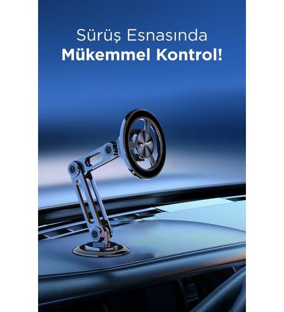 Torima JX-052 Siyah Çok Amaçlı Manyetik Car Holder Araç İçi Telefon Tutucu