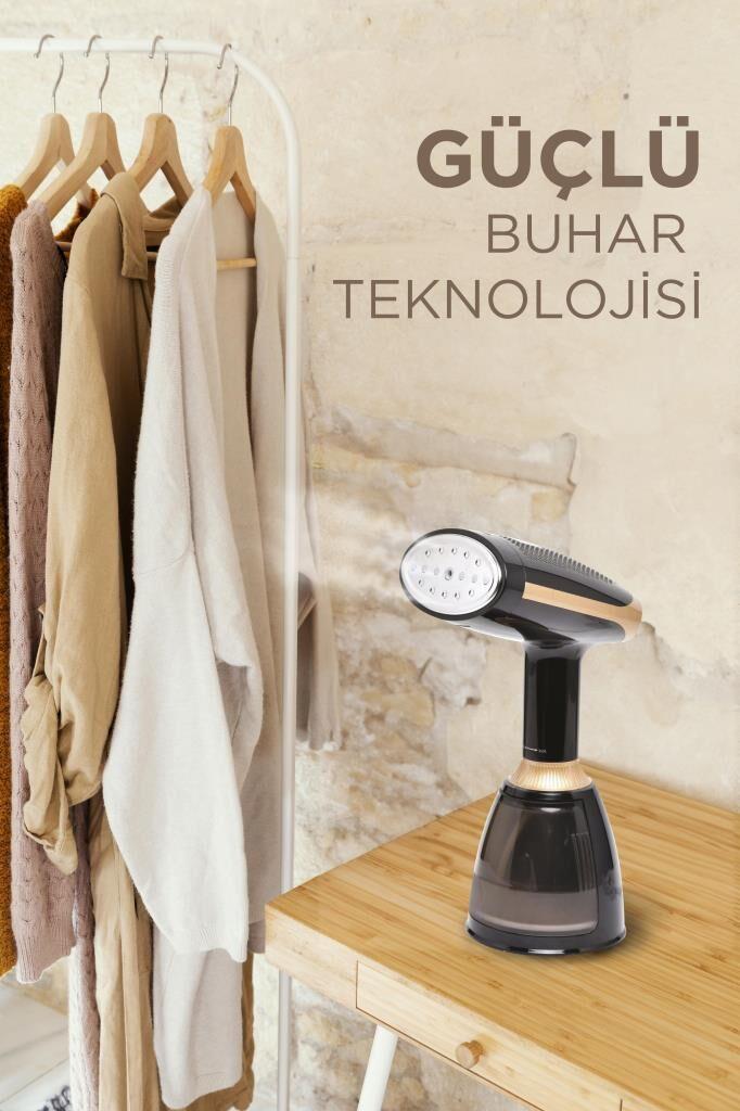 Torima KY-003  El Tipi Giyisi Buharlayıcı Siyah