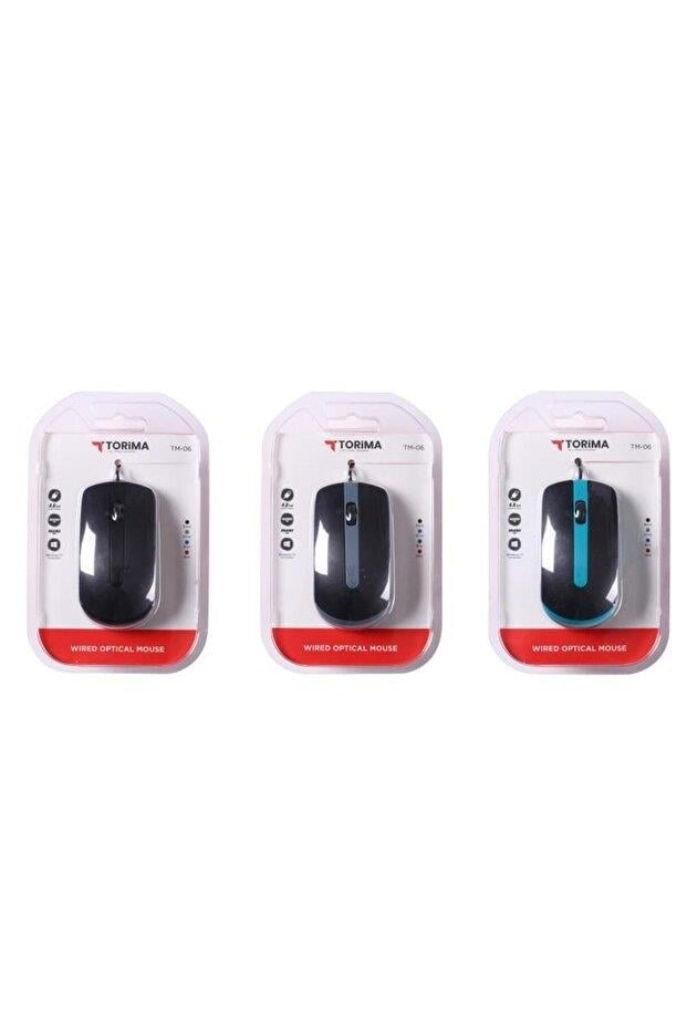 Torima TM-06 Kablolu Siyah Optik Mouse