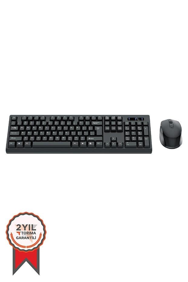 Torima TMK-01 Siyah Kablosuz Q Klavye Ve Mouse Seti 