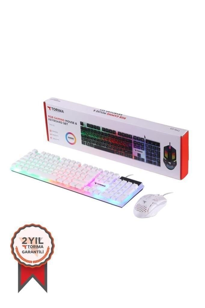 Torima TMK-03 Gaming Rgb Işıklı Kablolu Q Klavye Ve Mouse Seti 