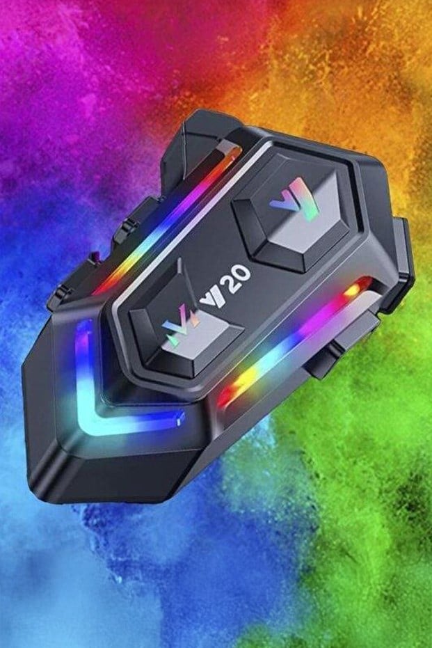 Torima Y20 Siyah Bluetooth Motosiklet Kulaklığı Intercom Motorsiklet Kulaklık