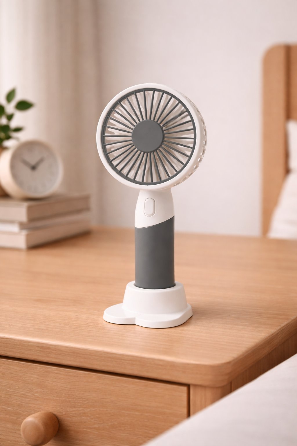 USB Bağlantılı Sessiz Mini Masaüstü Fan – Taşınabilir ve Şık Tasarım