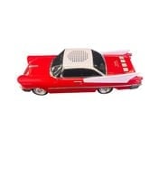 WS-1965 Nostaljik Araba Görünümlü Bluetooth,Hafıza Kartı,Usb Bellek,Aux Ve Radyo Destekli Hoparlör (Kırmızı)