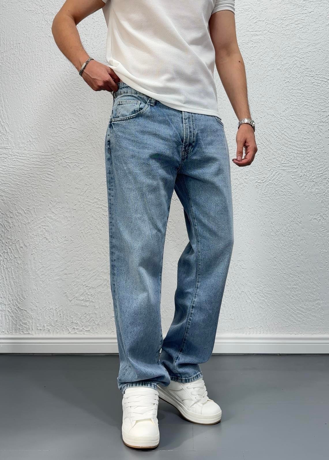 BAGGY JEAN / BUZ MAVİSİ - GRJ02