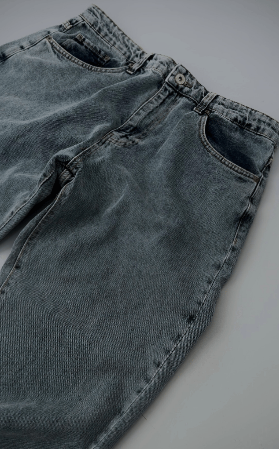 Premium Kalite Baggy Jean / MAVİ- BGT04