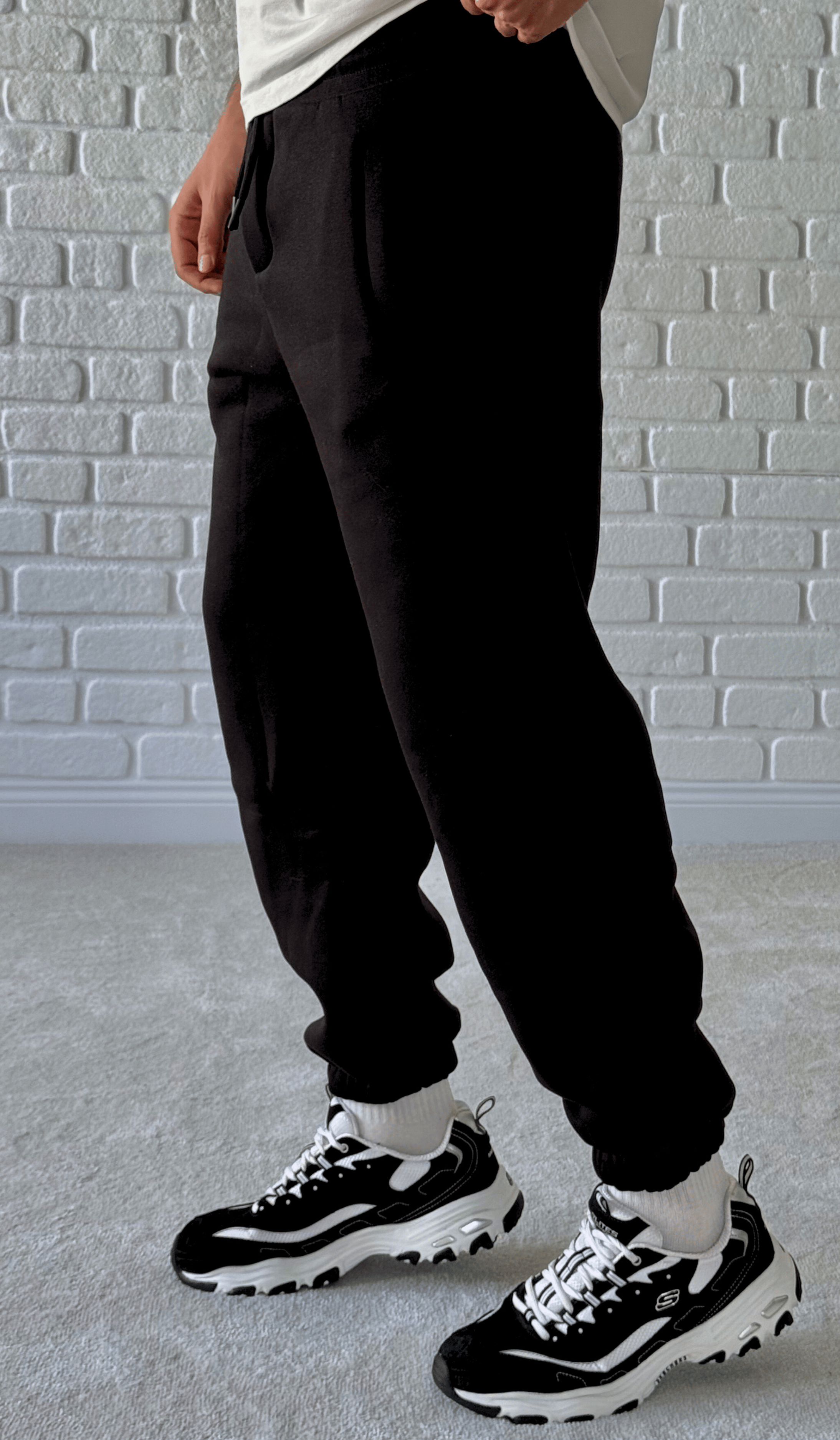 Premium Kalite Jogger Eşofman Altı - Siyah / 2512J
