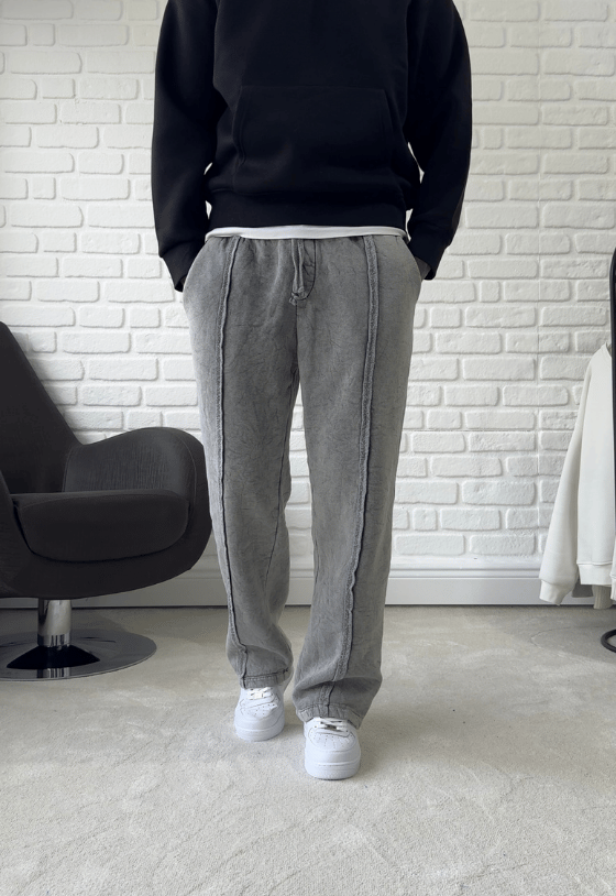Premium Kalite Oversize Yıkamalı Eşofman Altı