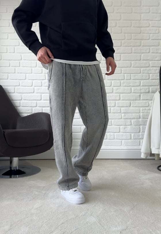 Premium Kalite Oversize Yıkamalı Eşofman Altı