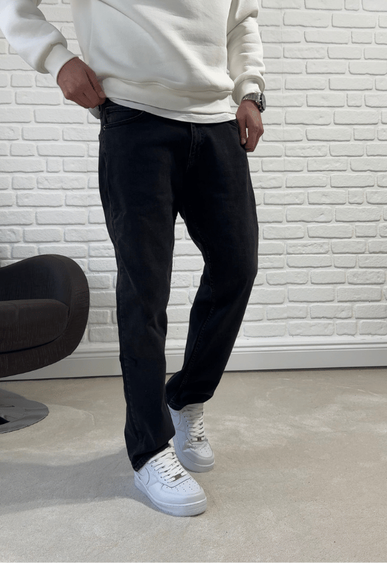 Premium Kalite Regular Jean SİYAH/RGT01