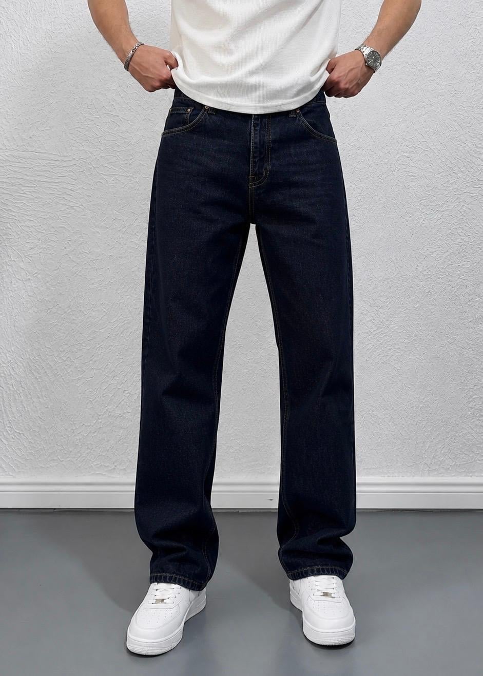 Yeni Sezon Baggy Jean / Koyu Mavi - GRJ09