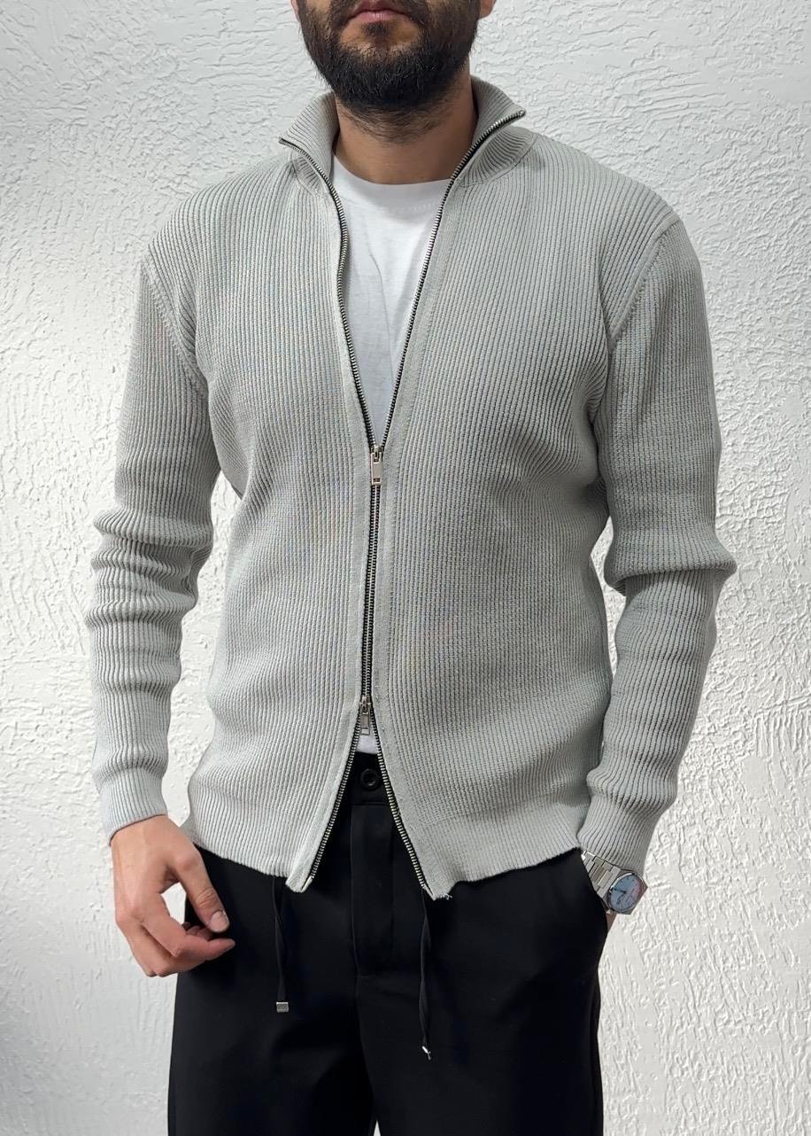 Yeni Sezon Oversize Triko / MRCH02 - Gri