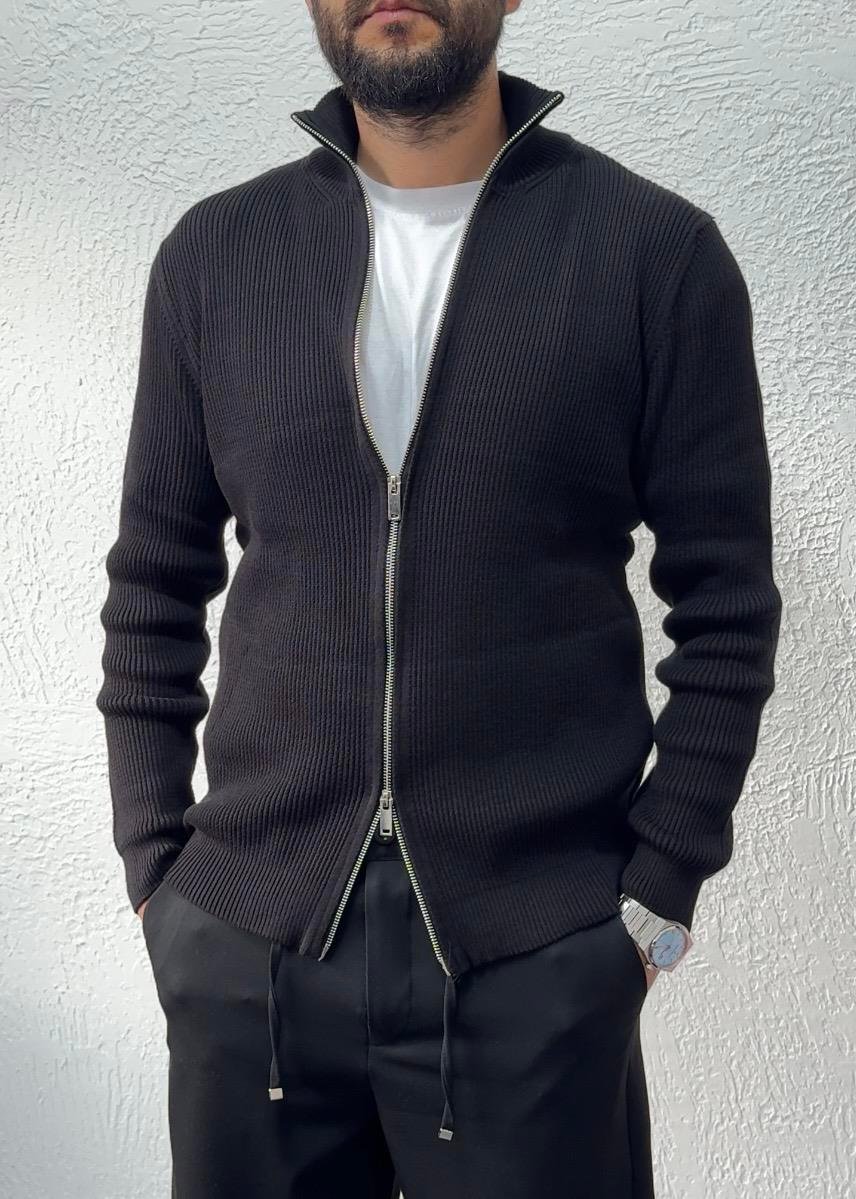 Yeni Sezon Oversize Triko / MRCH02 - Siyah
