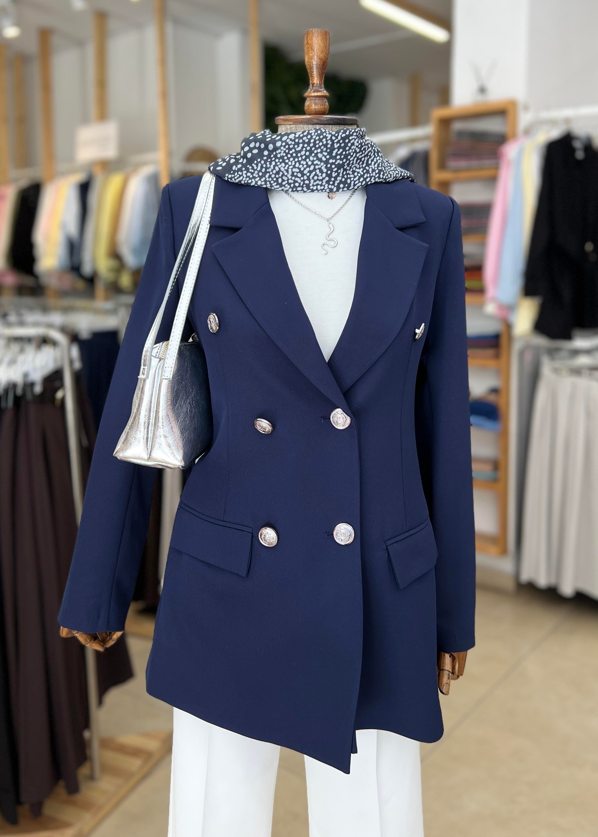  KOLU DÜĞME DETAYLI BLAZER CEKET