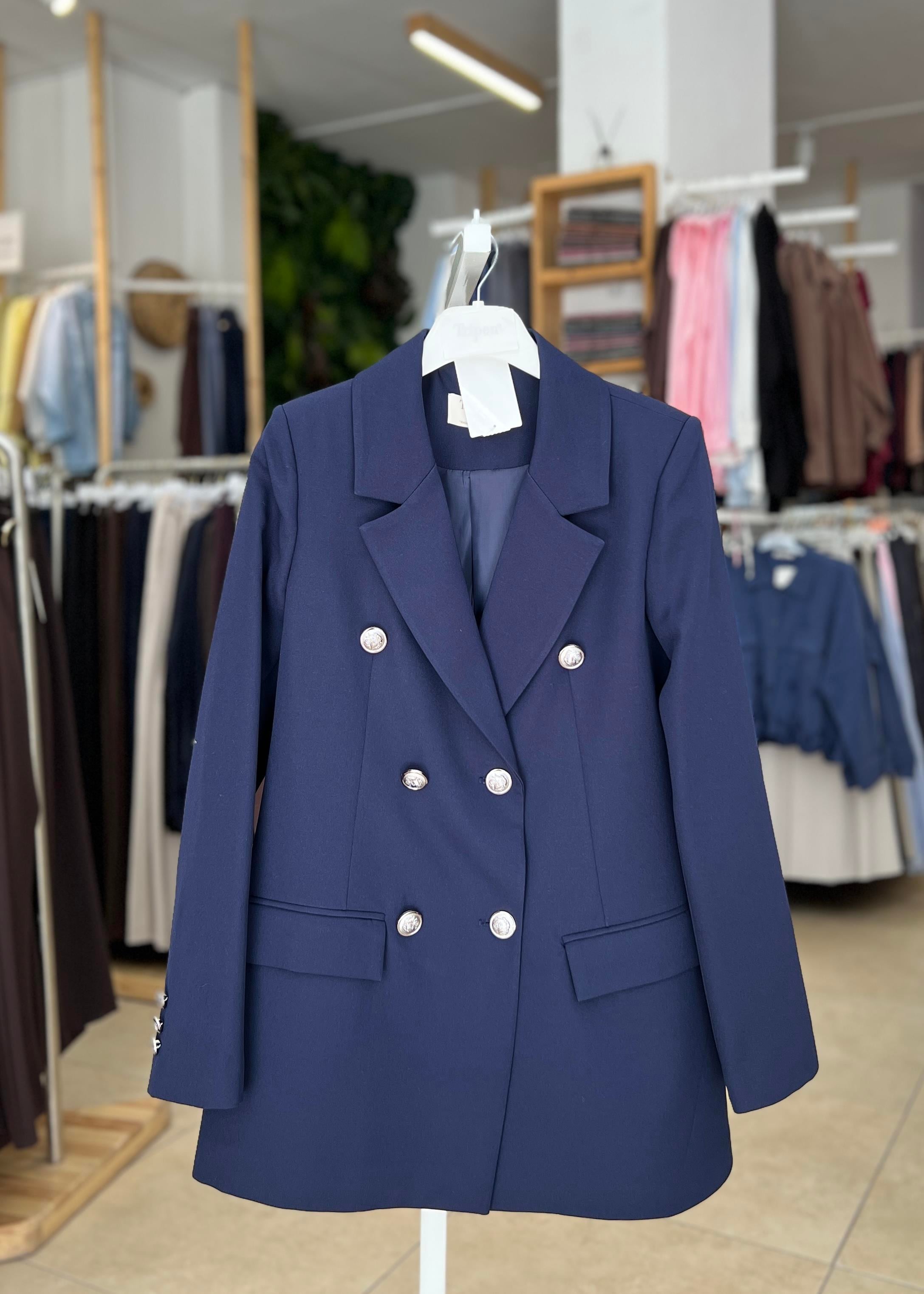  KOLU DÜĞME DETAYLI BLAZER CEKET