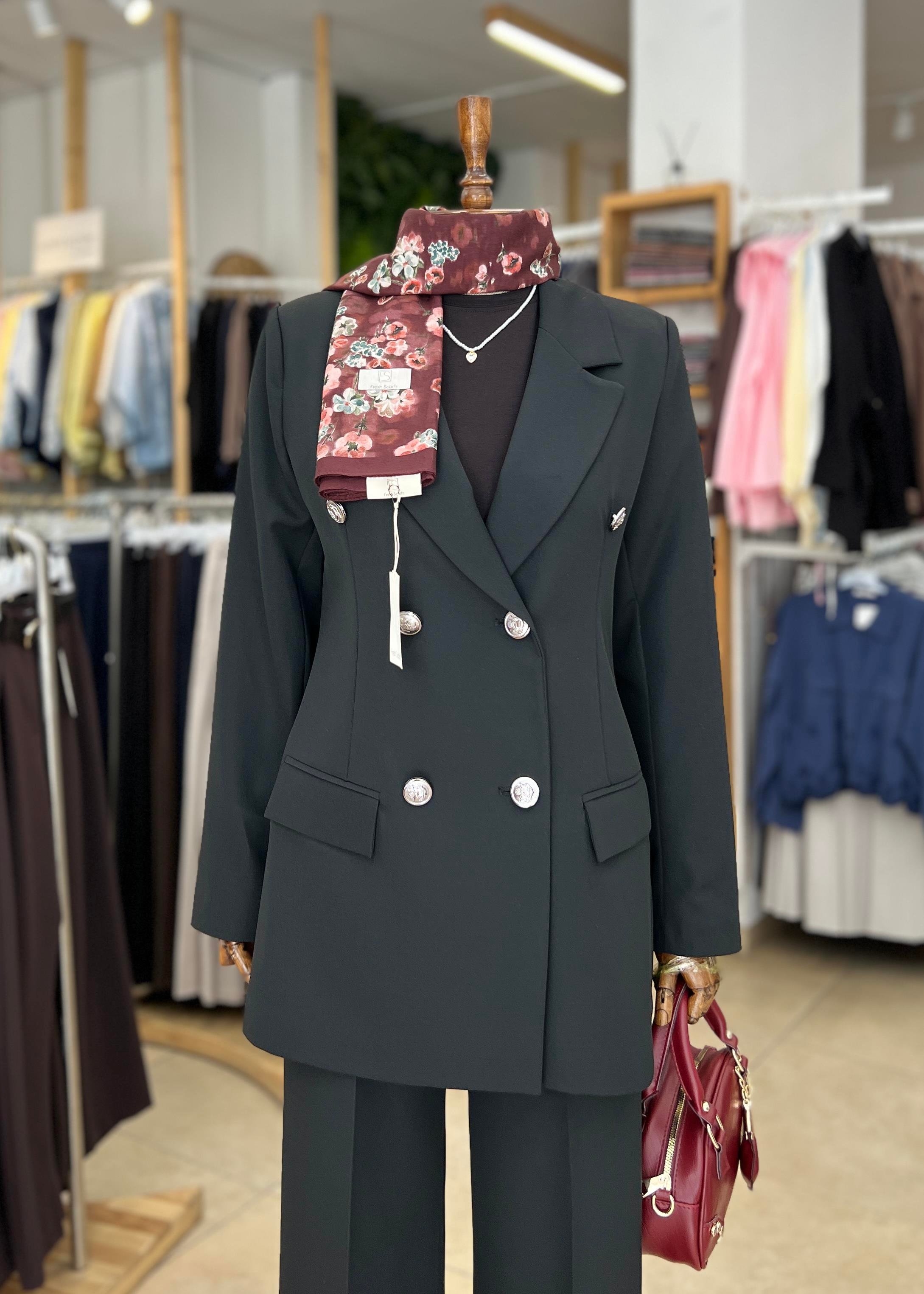  KOLU DÜĞME DETAYLI BLAZER CEKET