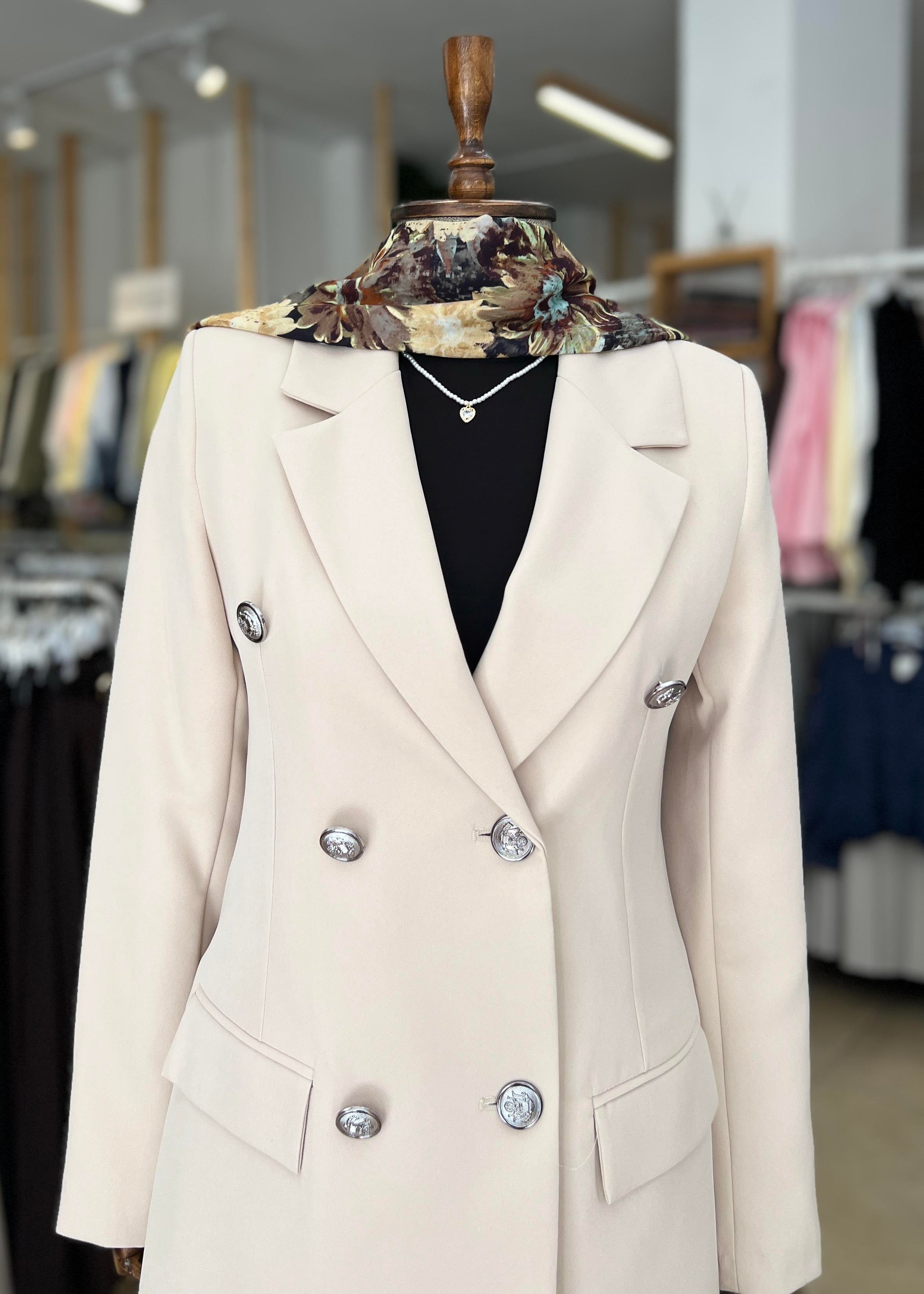  KOLU DÜĞME DETAYLI BLAZER CEKET