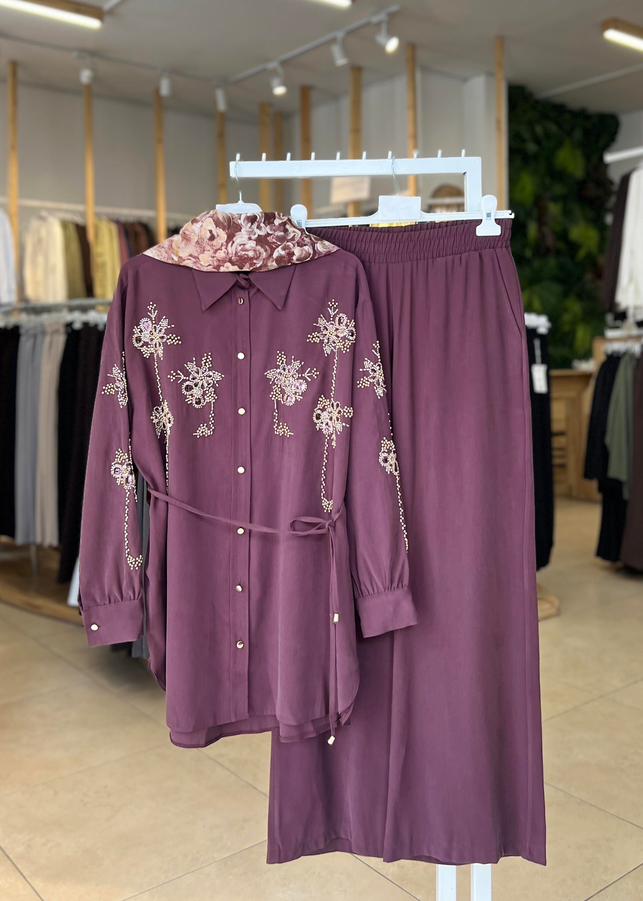 BONCUK İŞLEMELİ TAKIM