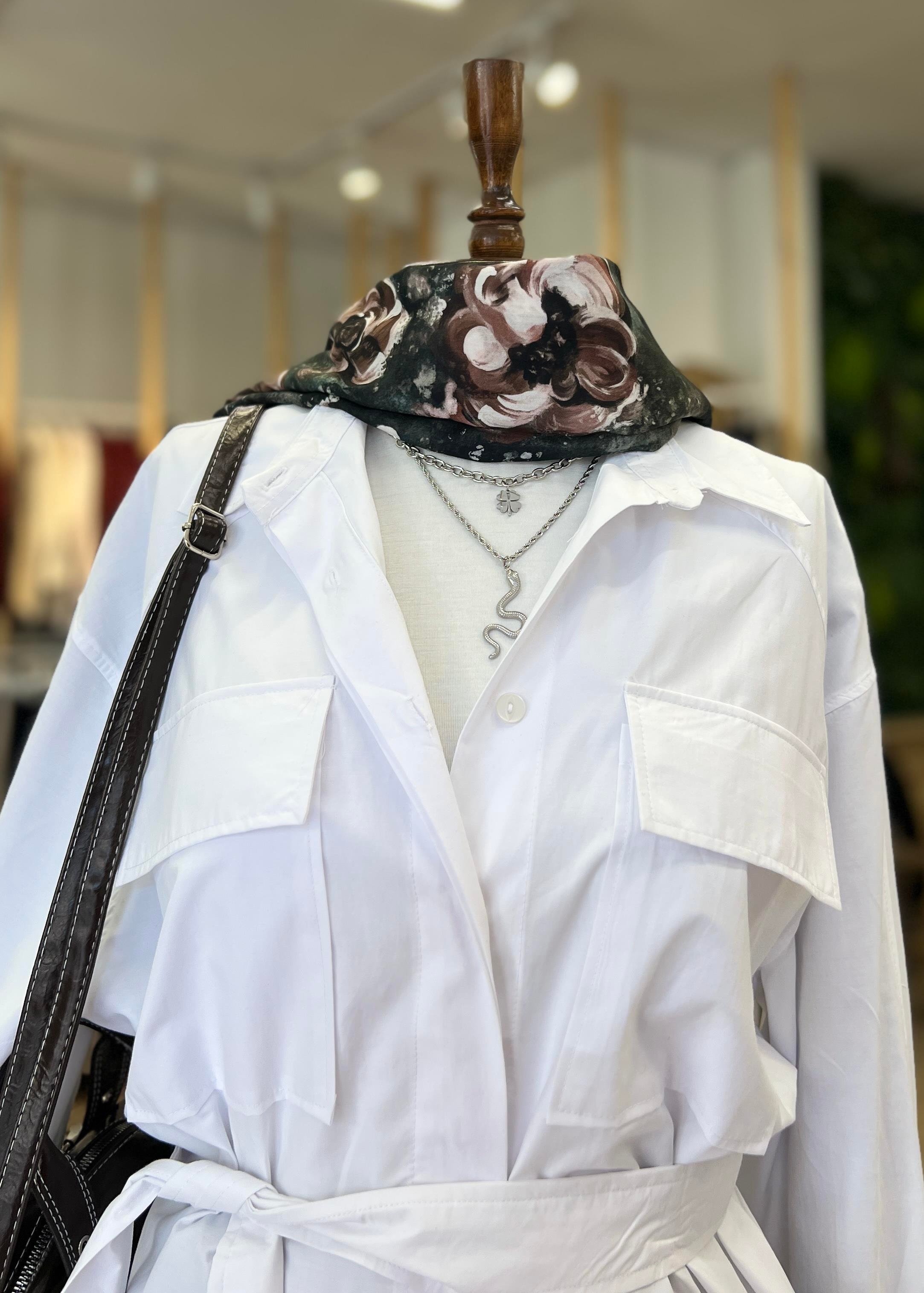 CEPLİ POPLİN GÖMLEK