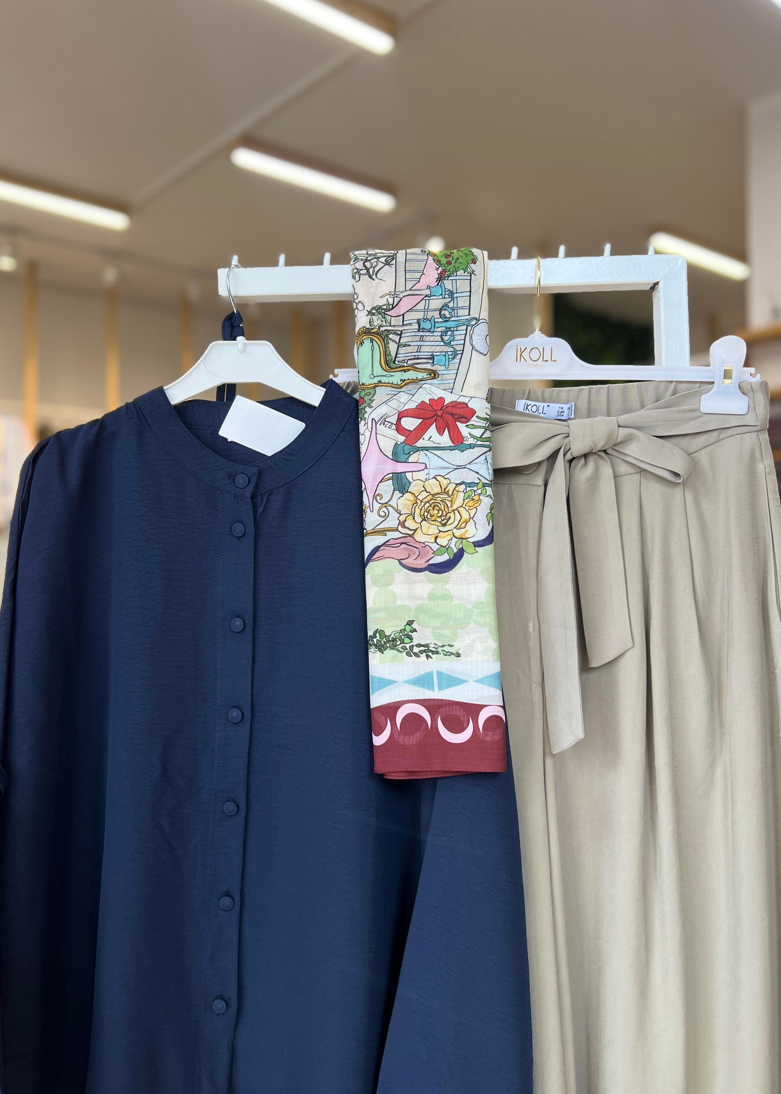 DOUBLE KOL YIRTMAÇLI GÖMLEK