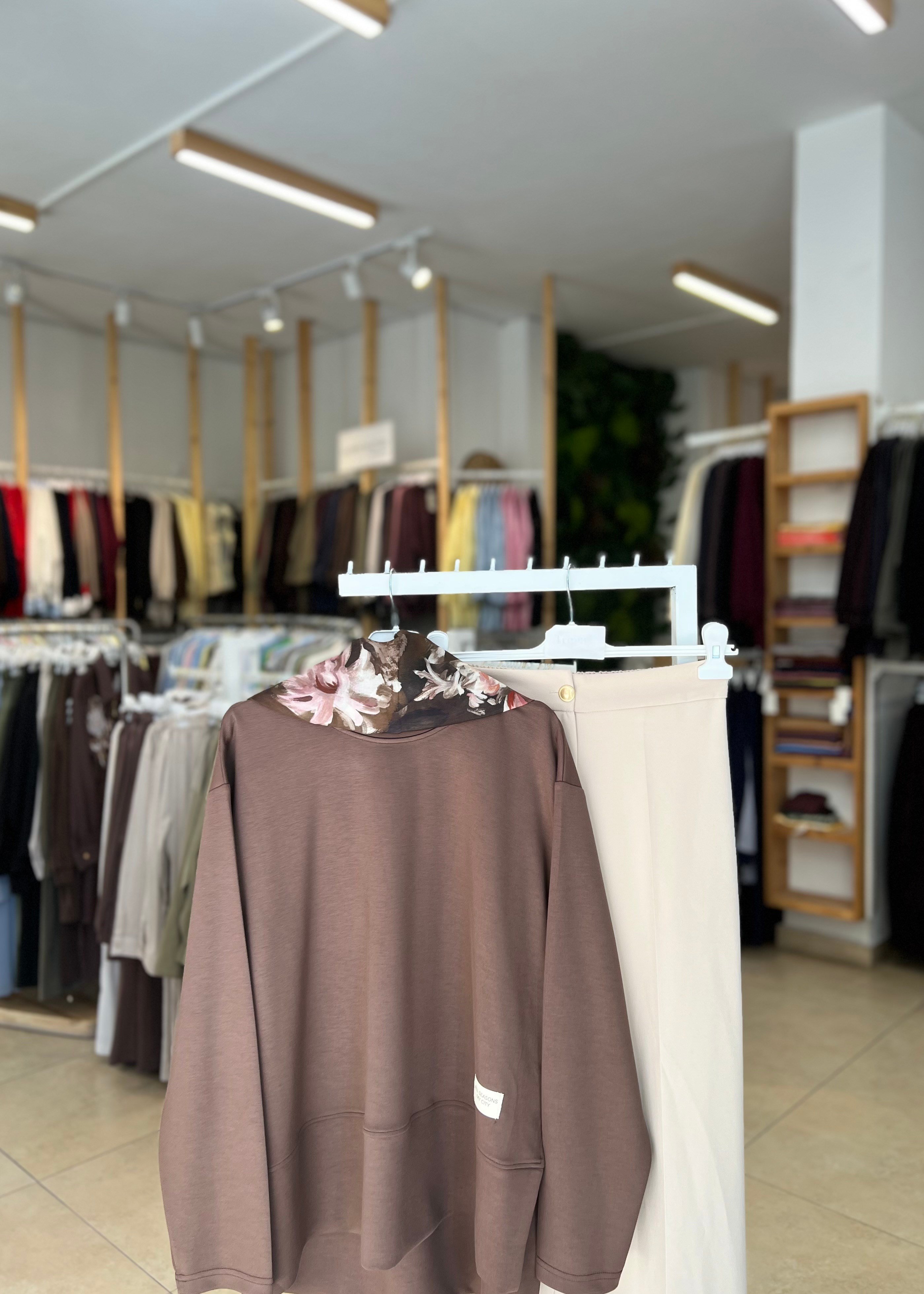 ETİKET DETAYLI  SWEATSHİRT