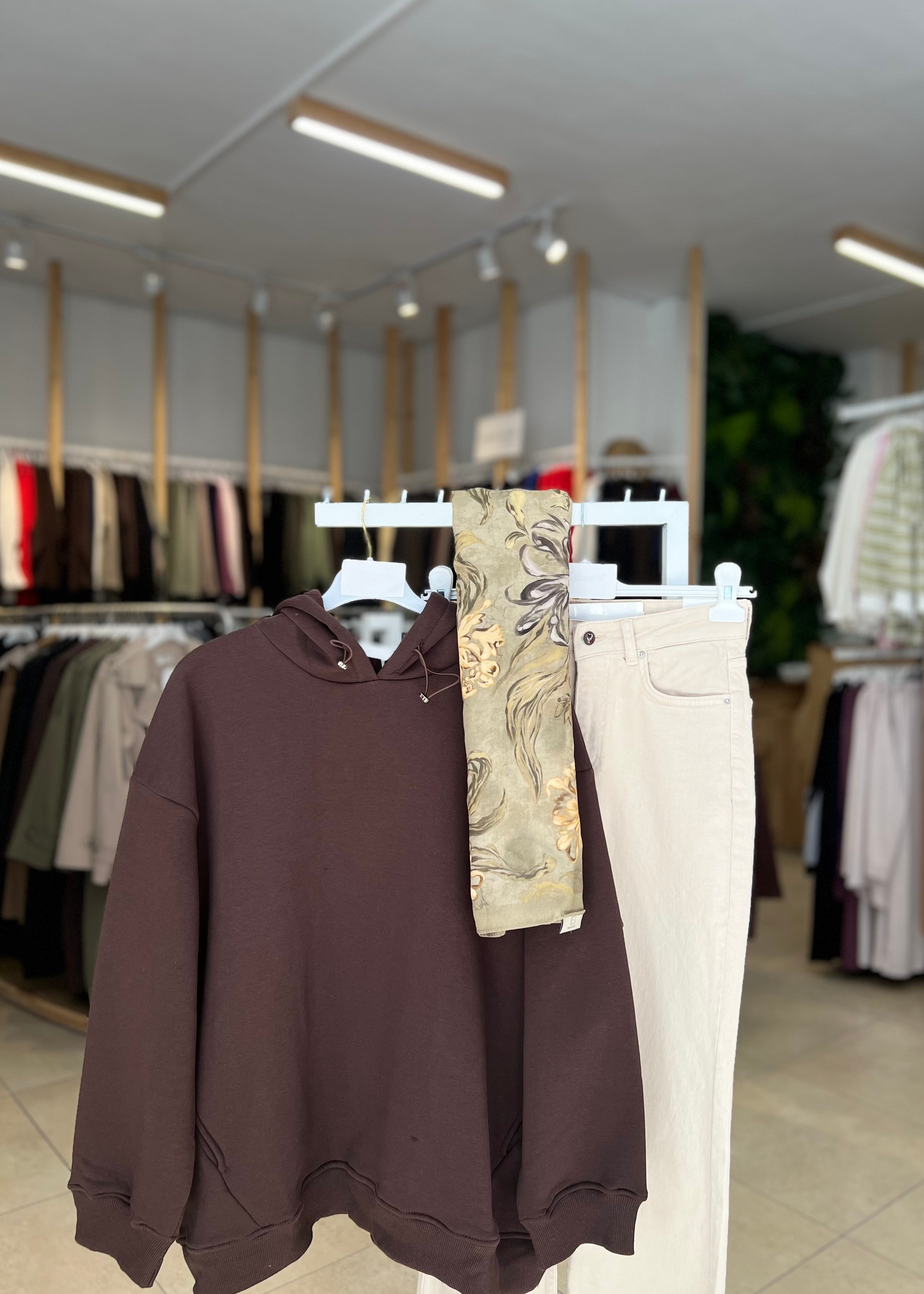 KAPÜŞONLU OVERSİZE SWEAT