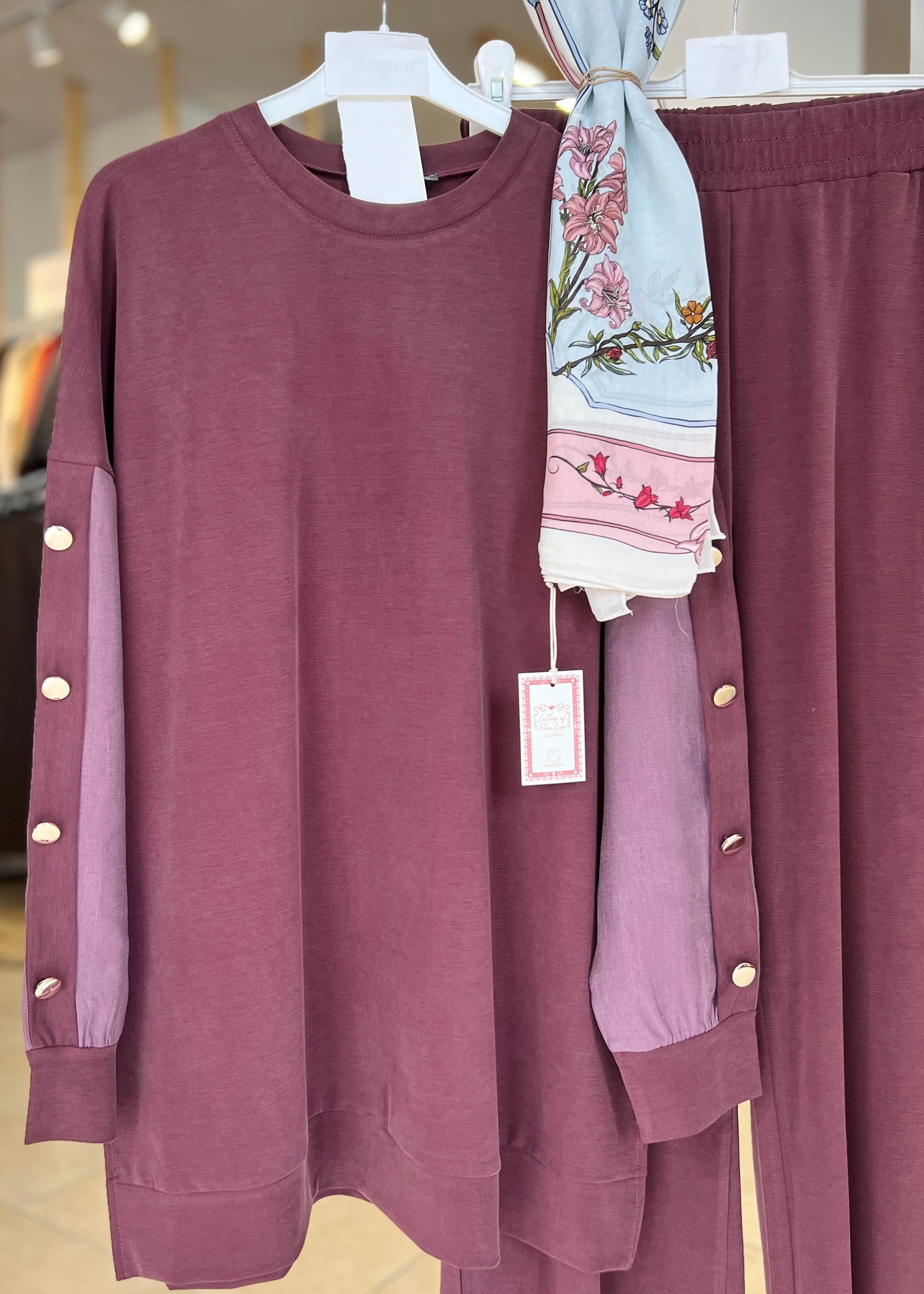 KOLU DÜĞMELİ TAKIM