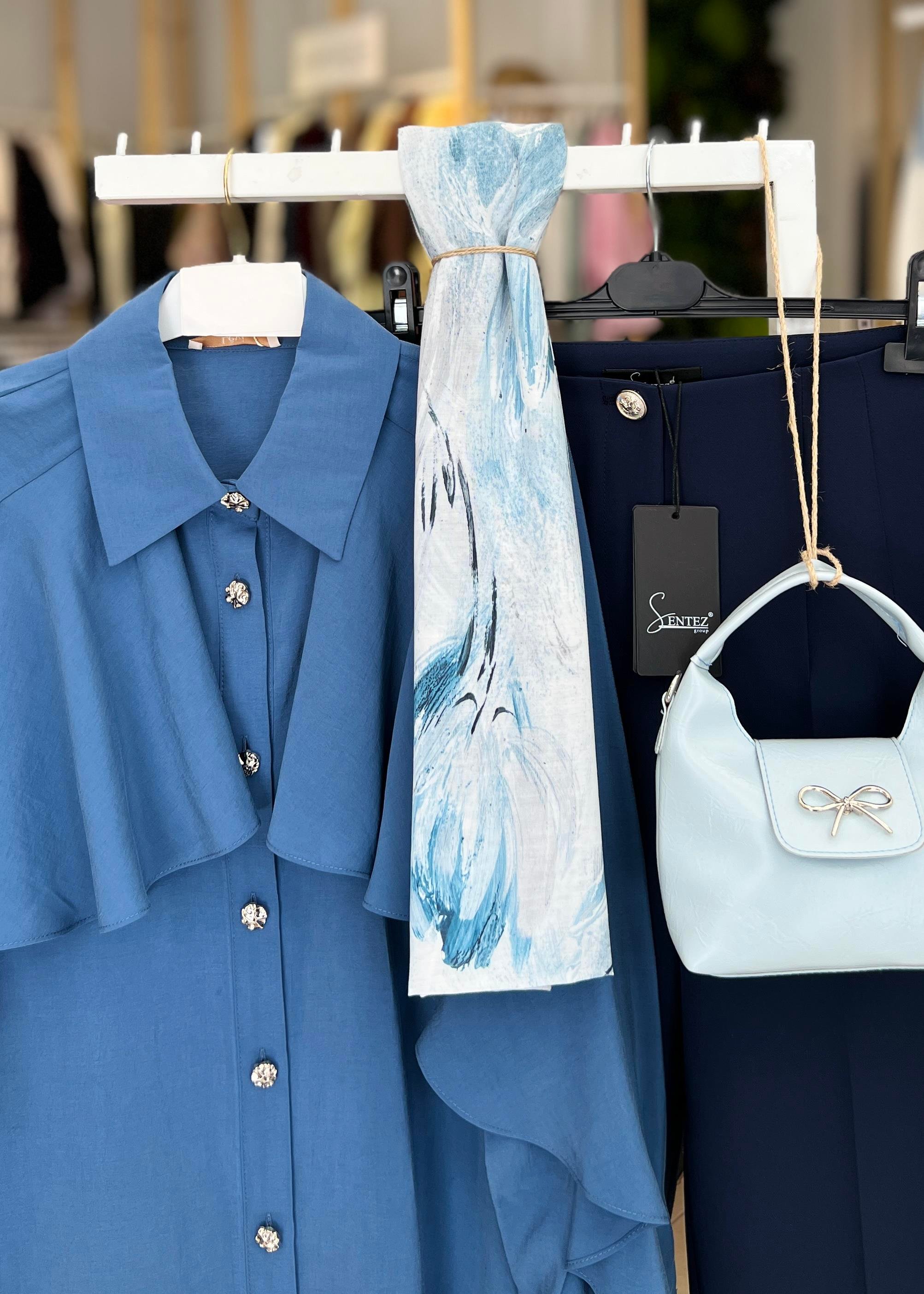 ÖNÜ VOLANLI GÖMLEK