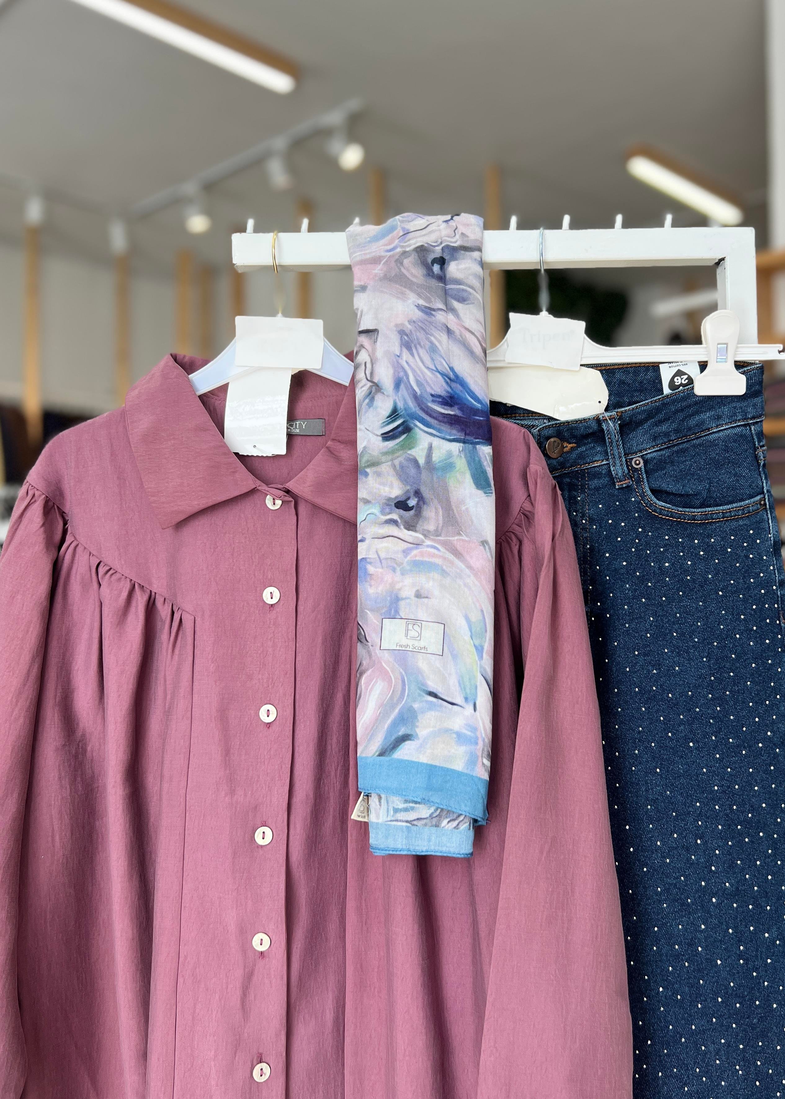 OVERSİZE MODAL GÖMLEK