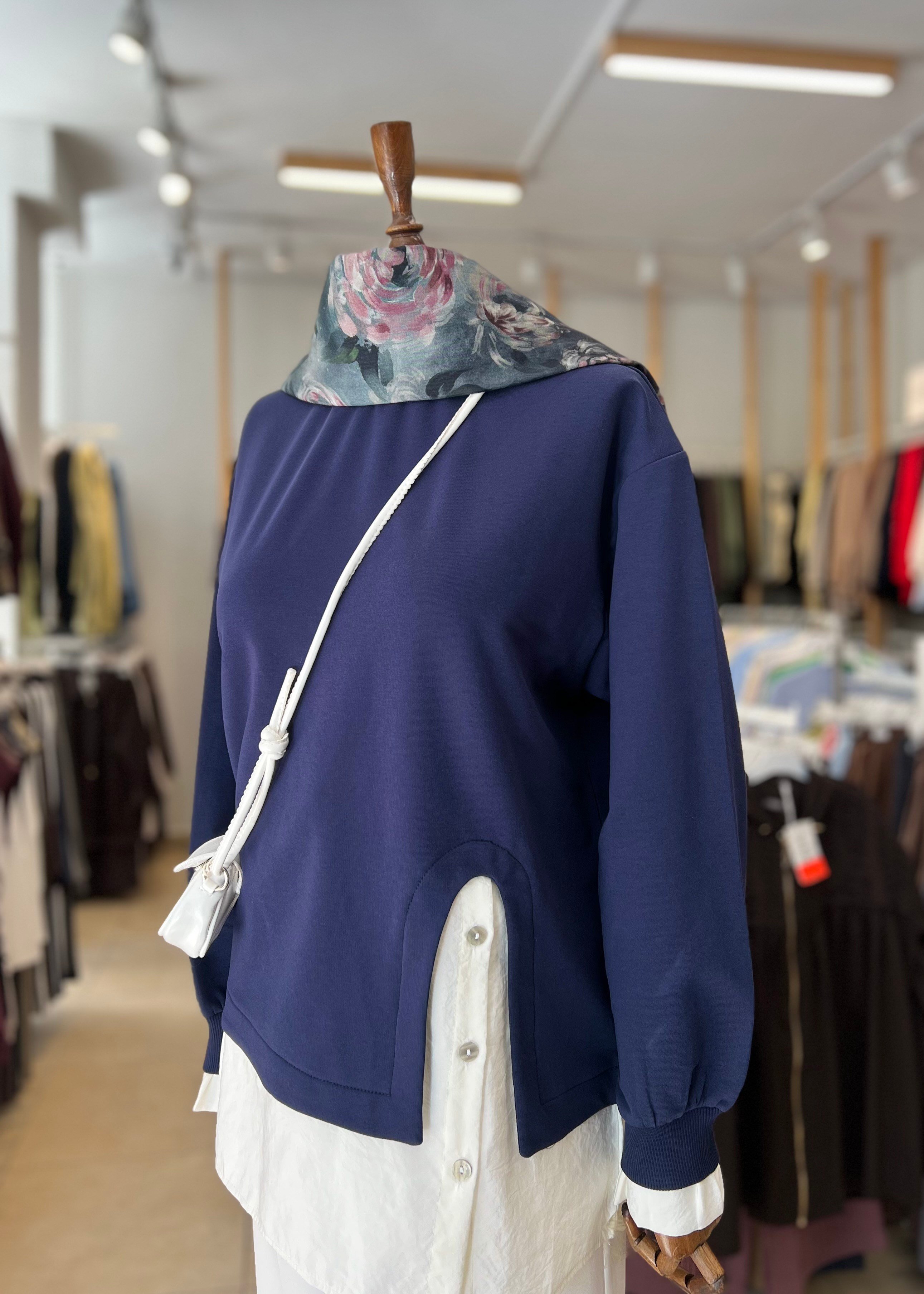 PARAŞÜT DETAYLI SWEATSHİRT