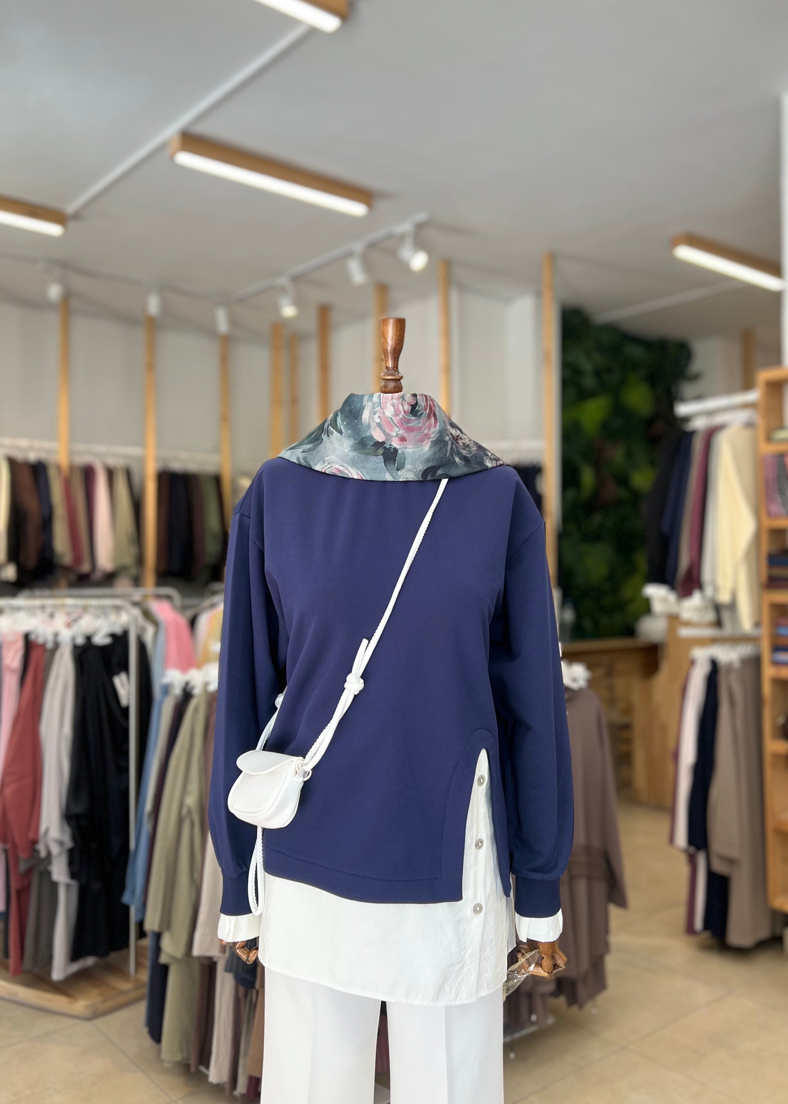 PARAŞÜT DETAYLI SWEATSHİRT