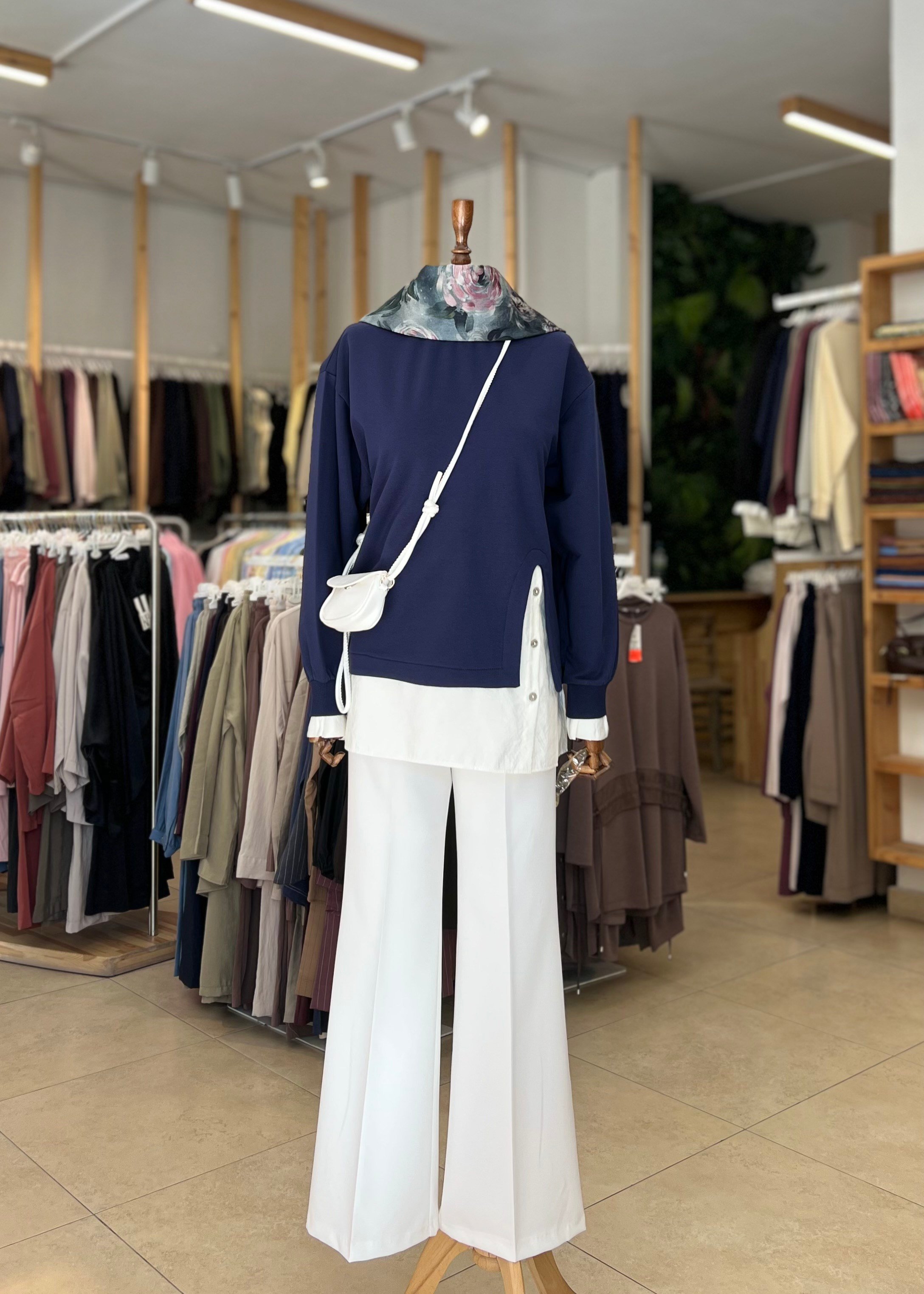 PARAŞÜT DETAYLI SWEATSHİRT