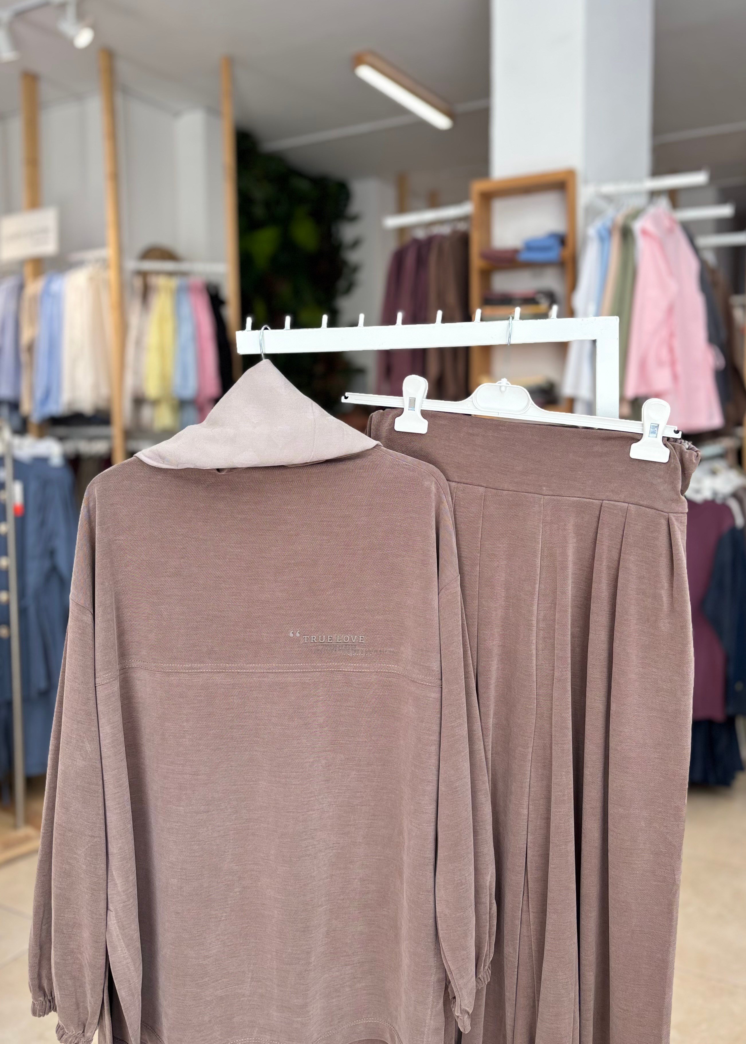 PİLELİ ŞALVAR PANTOLONLU TAKIM