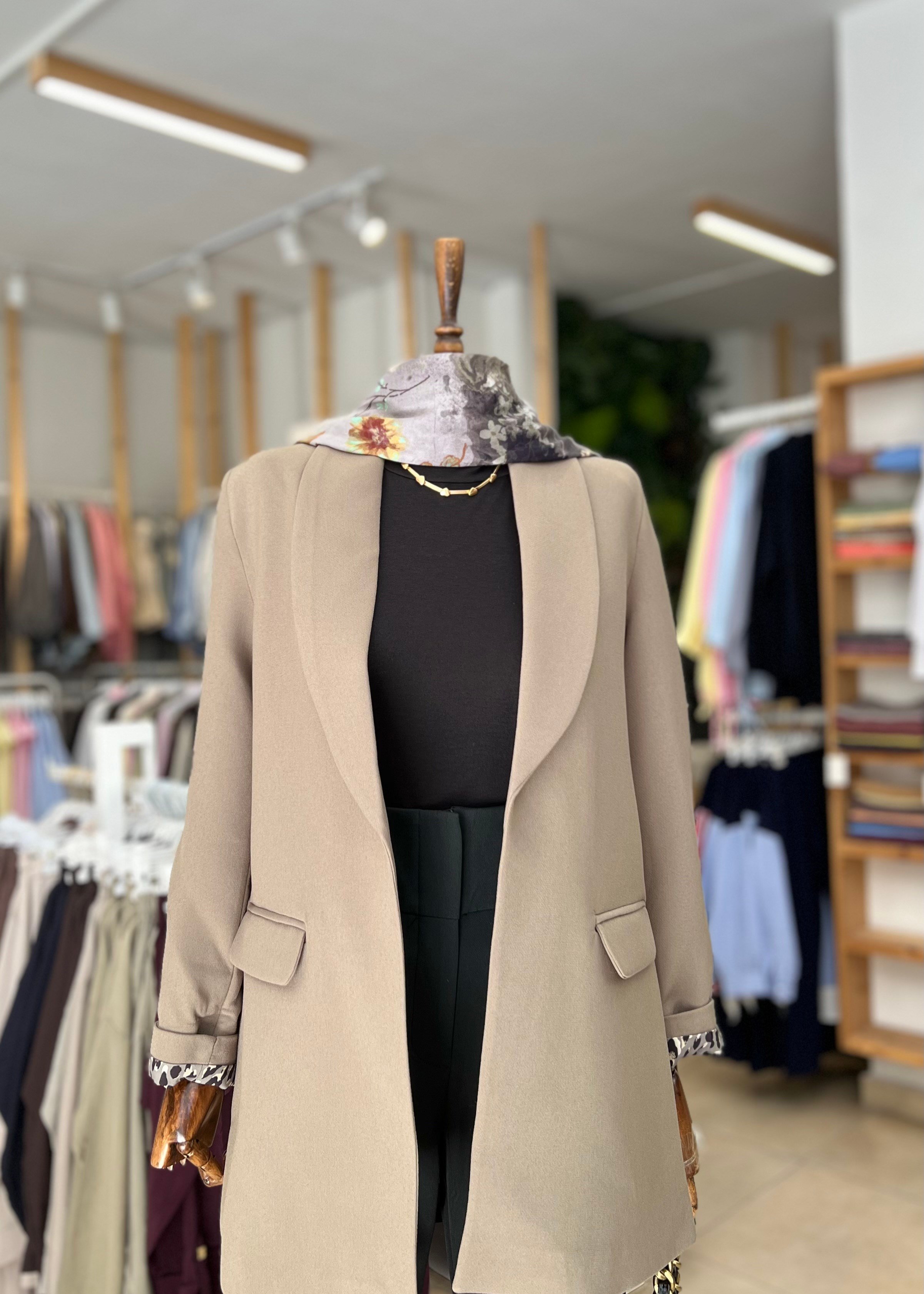 ŞAL YAKA BLAZER CEKET