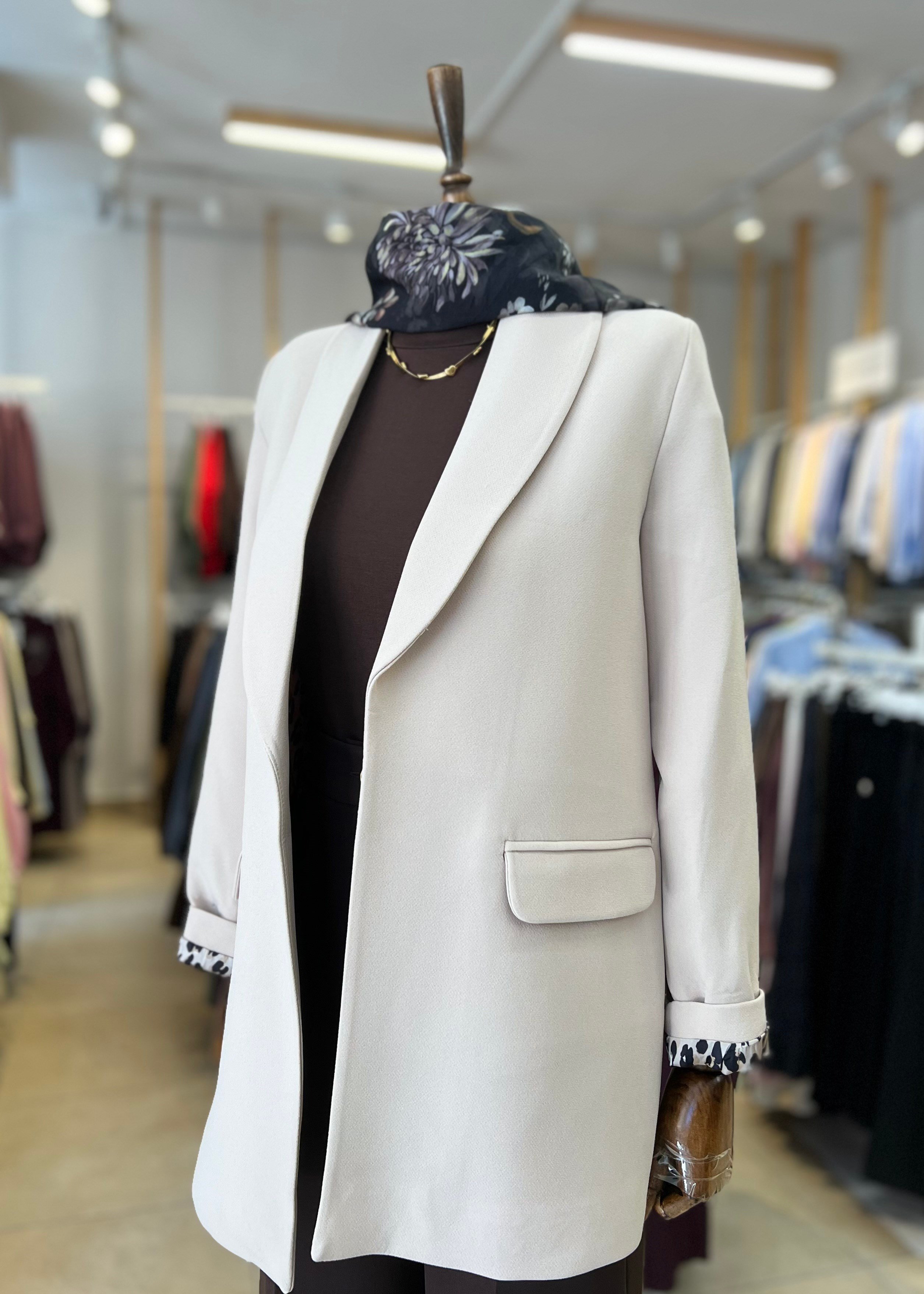 ŞAL YAKA BLAZER CEKET