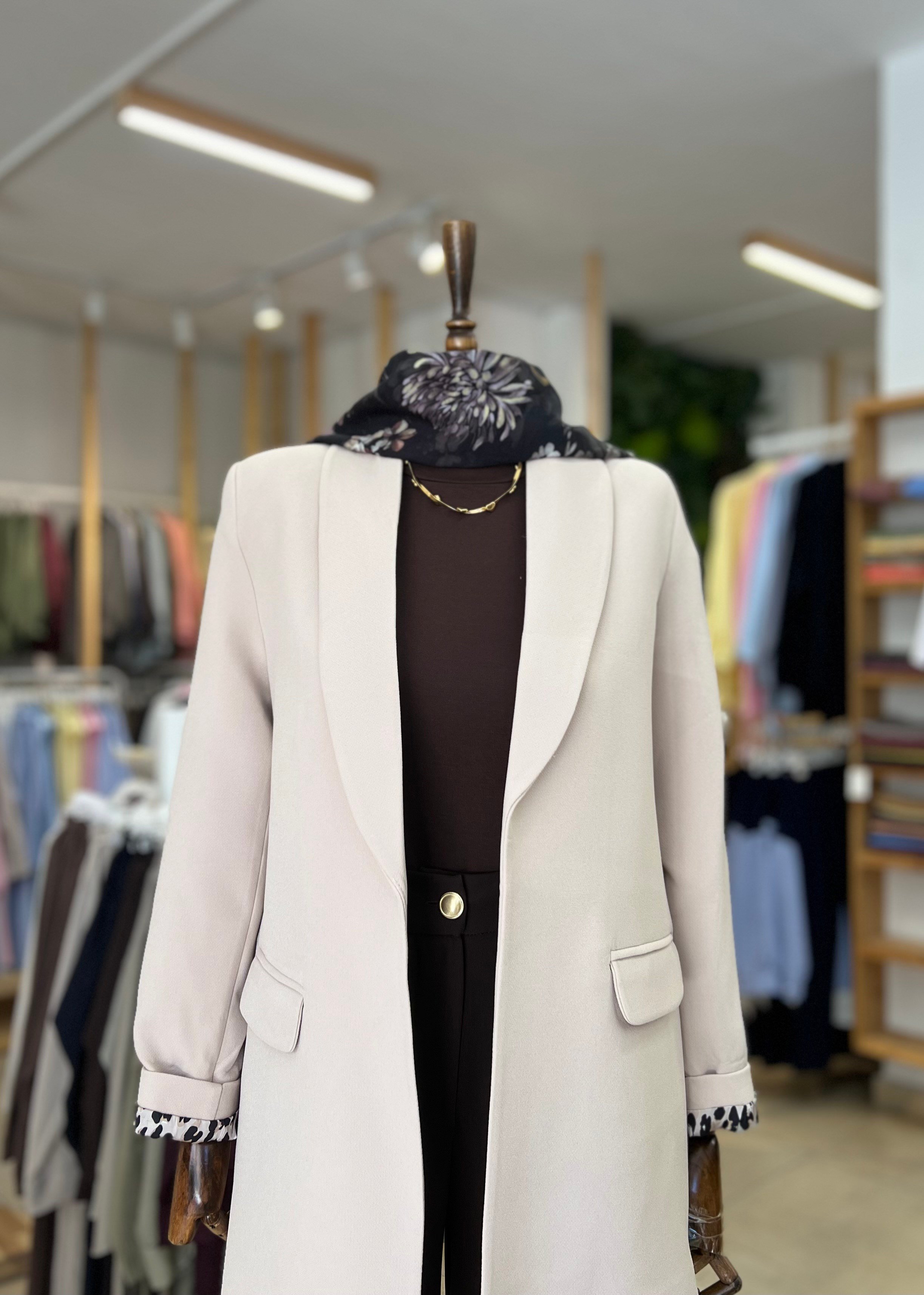 ŞAL YAKA BLAZER CEKET