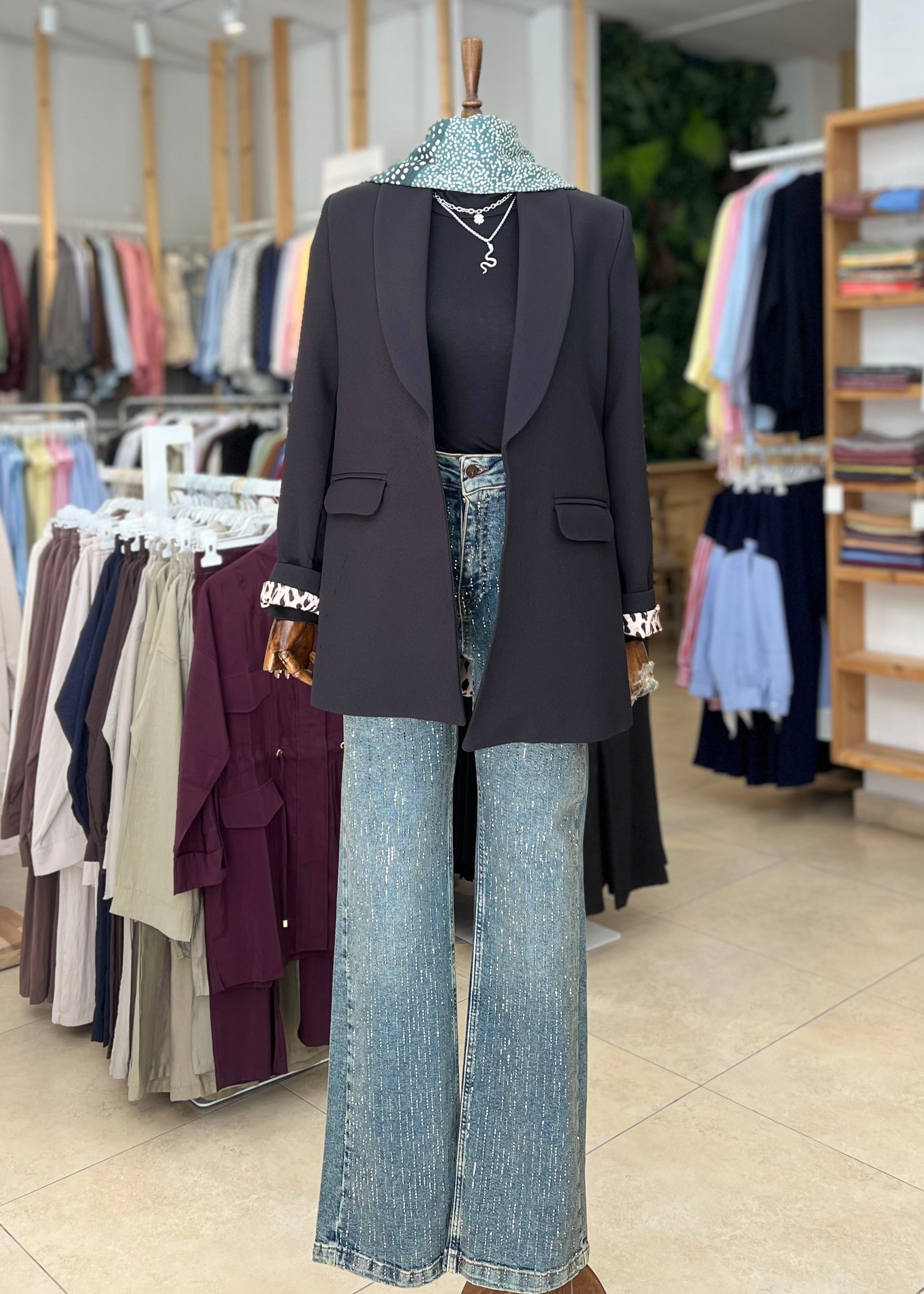 ŞAL YAKA BLAZER CEKET