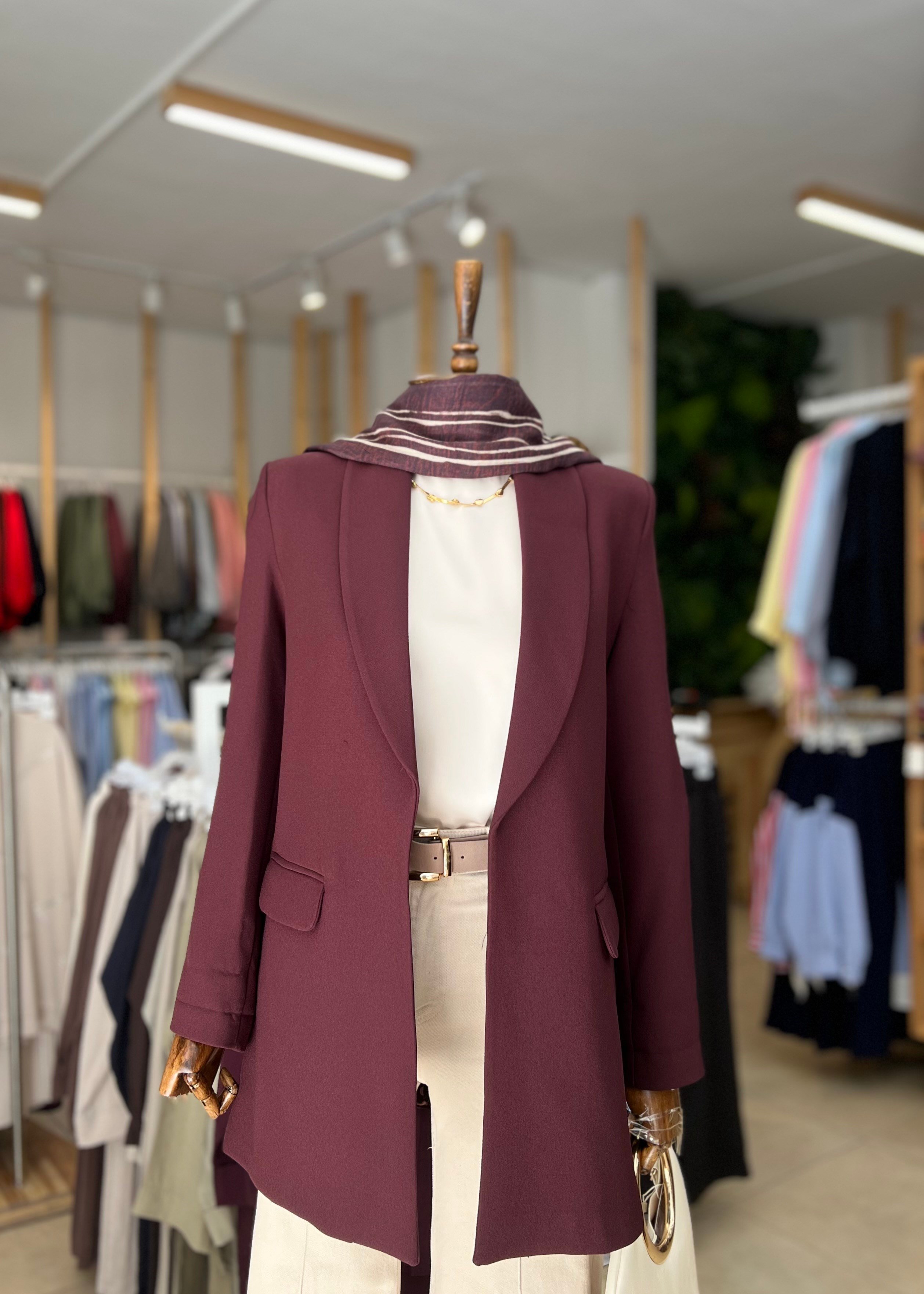 ŞAL YAKA BLAZER CEKET