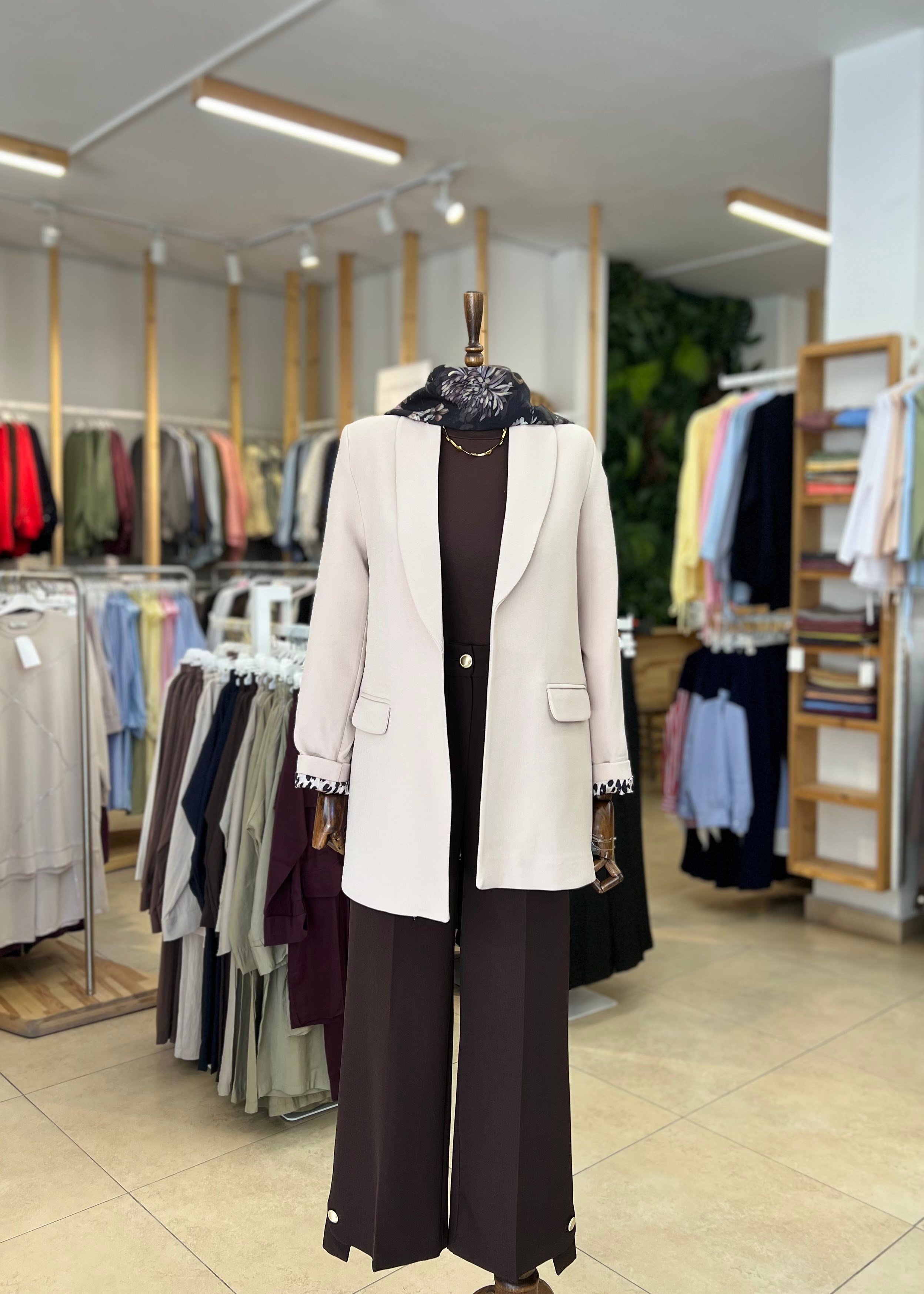 ŞAL YAKA BLAZER CEKET